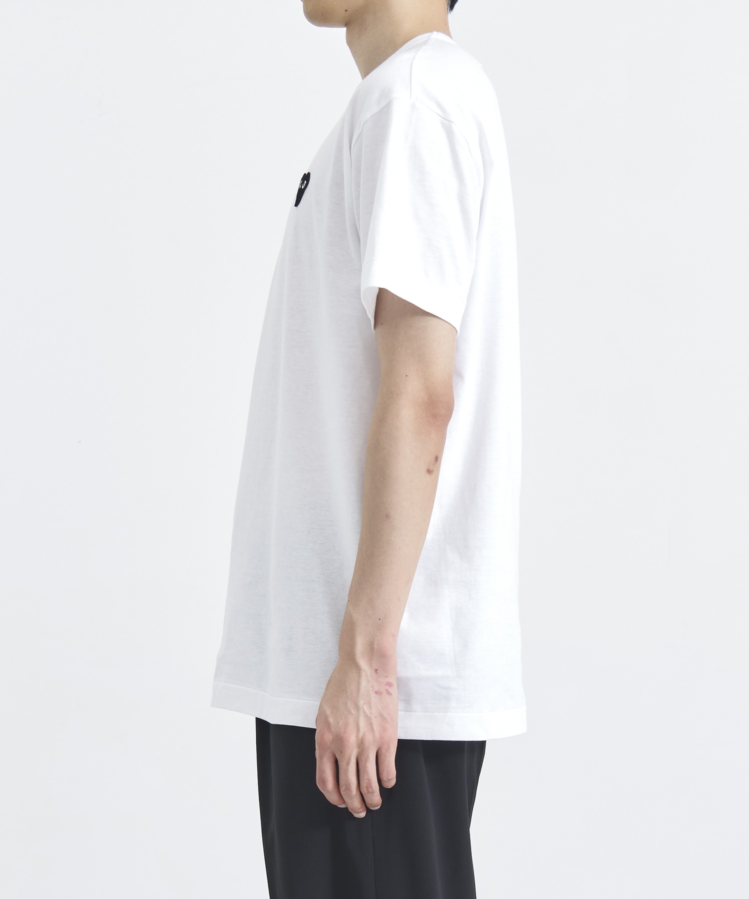 T-SHIRT BLACK BLACK HEART PLAY COMME des GARCONS