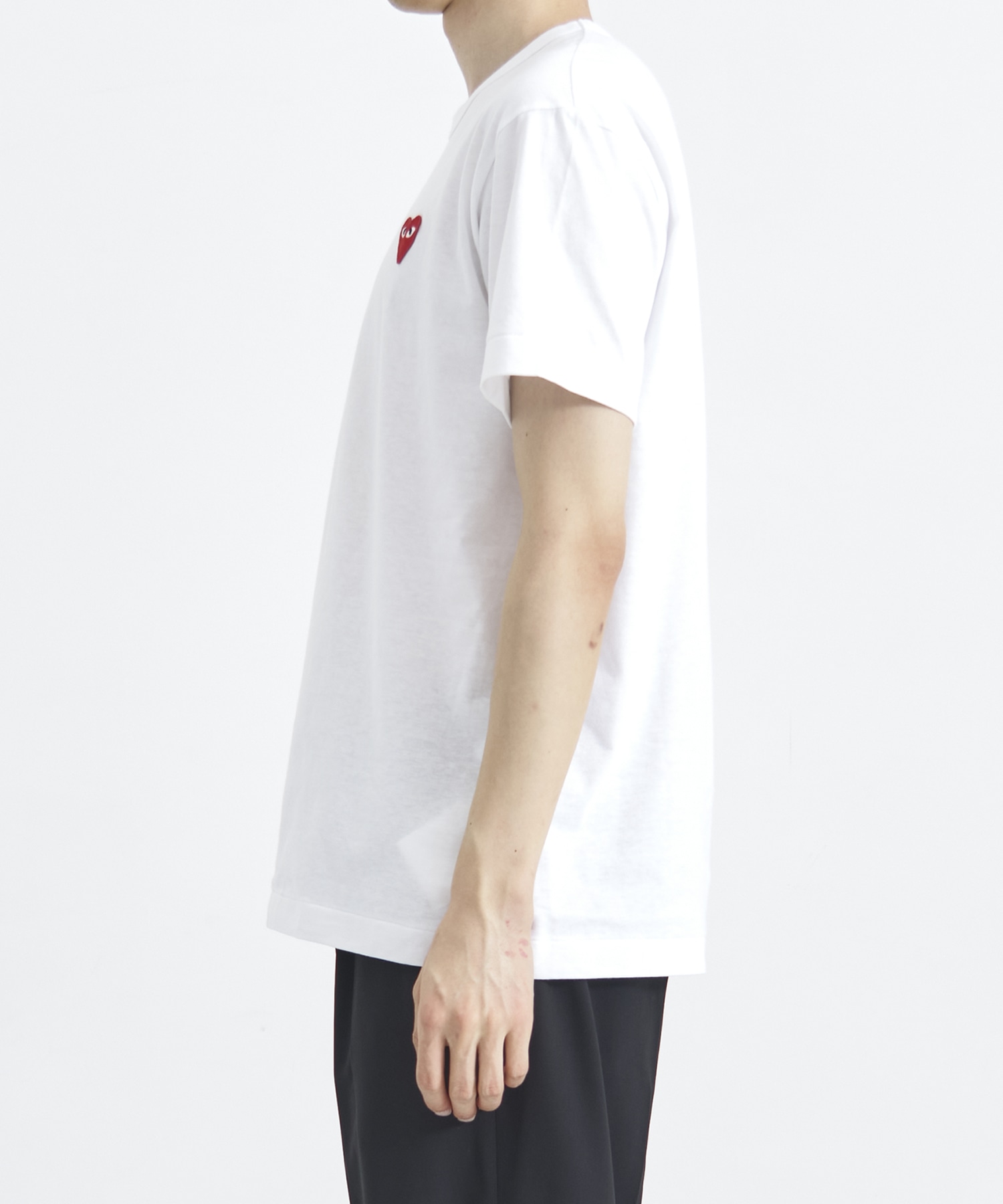 T-SHIRT RED EMBLEM RED HEART PLAY COMME des GARCONS