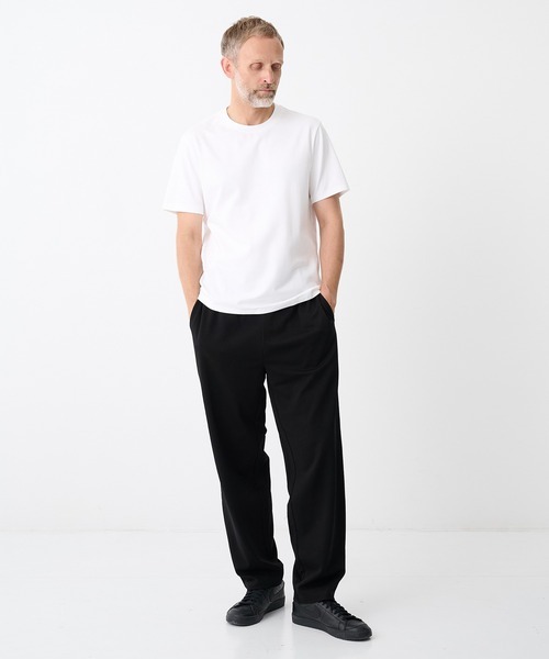 COTTON DOUBLE FACE LOUNGE TROUSERS ATTACHMENT