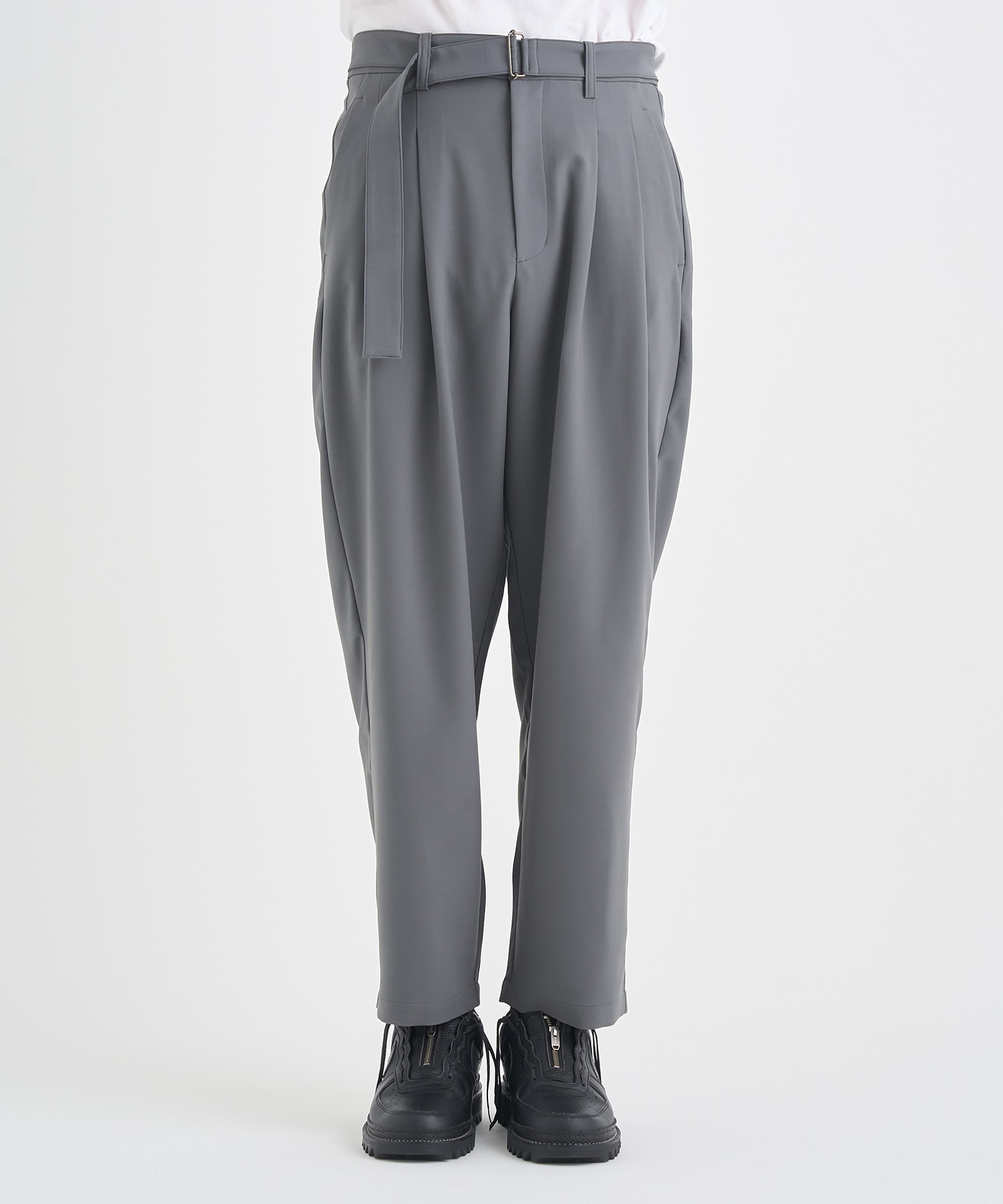 別注 PE CONPACT TWILL BELTED PANTS ATTACHMENT