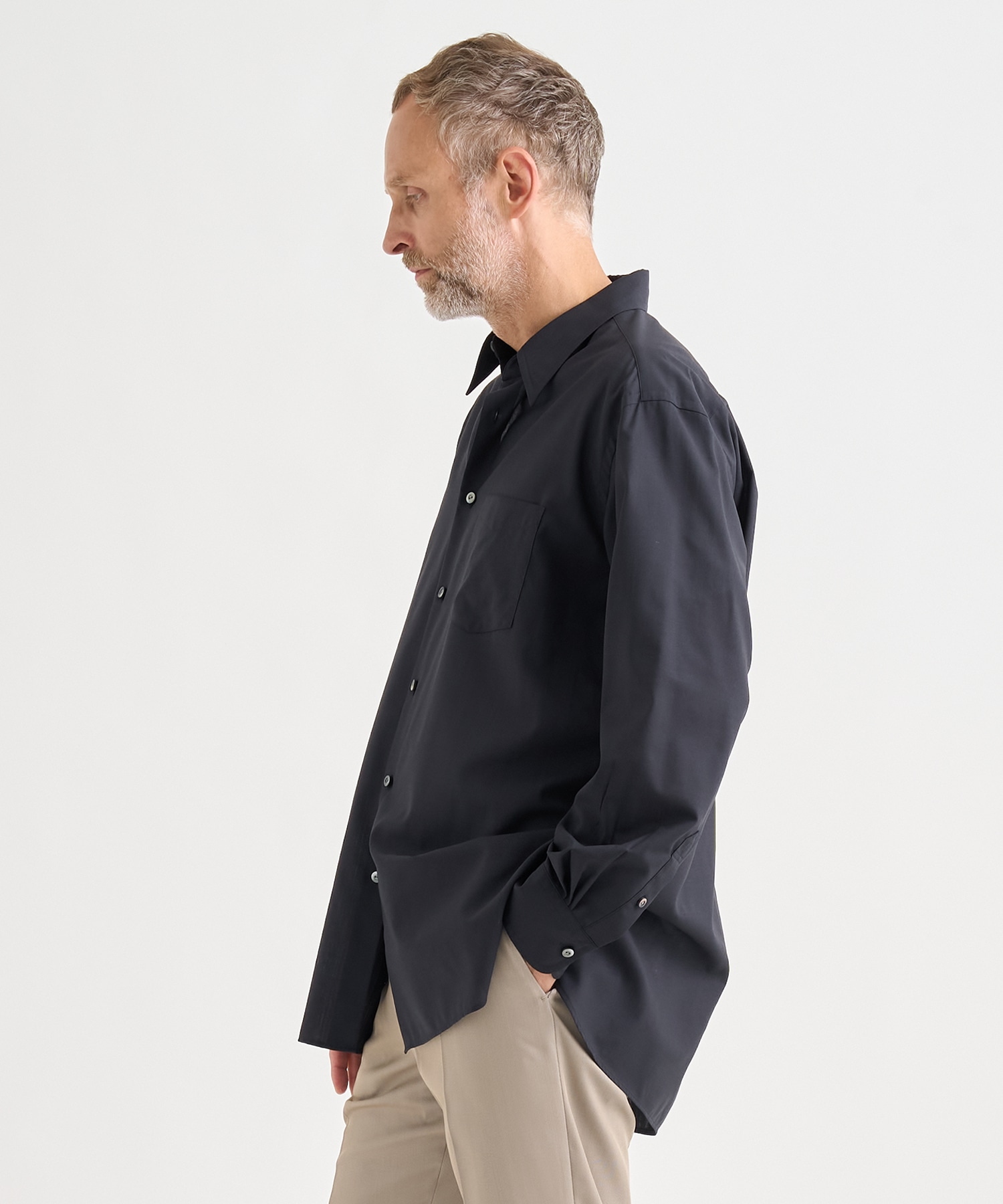 別注REGULAR COLLAR RELAX FIT SHIRT IRENISA