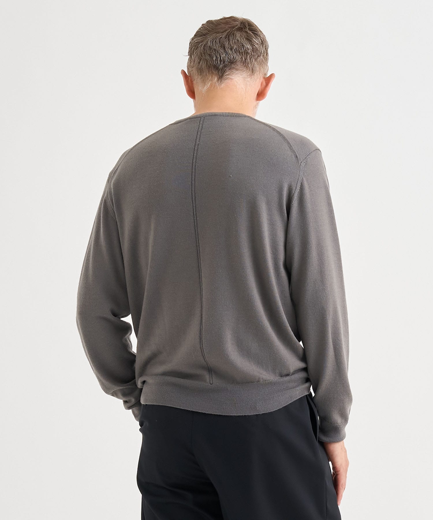 別注WOOL CREW-NECK KNIT PULLOVER IRENISA