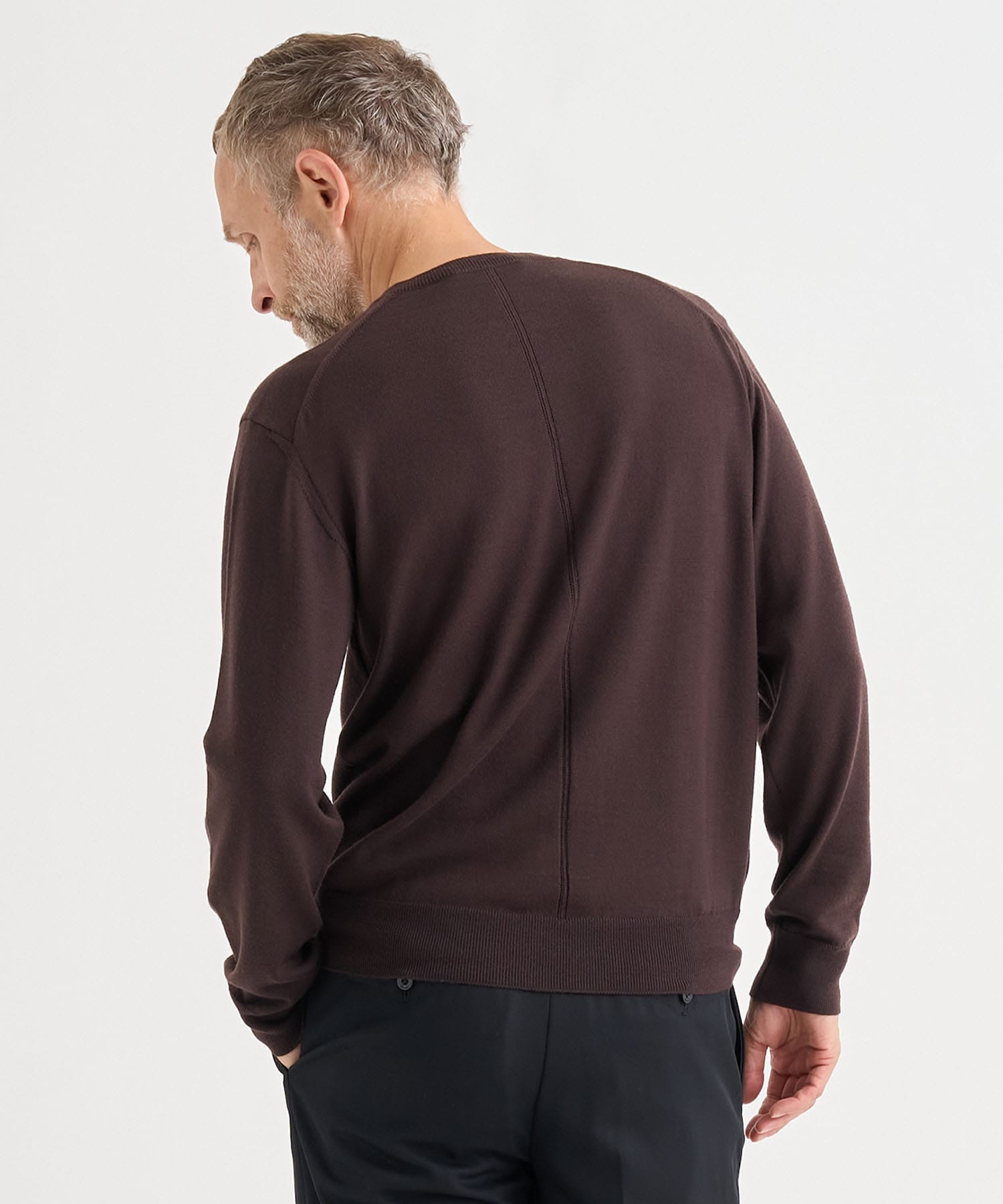 別注WOOL CREW-NECK KNIT PULLOVER IRENISA