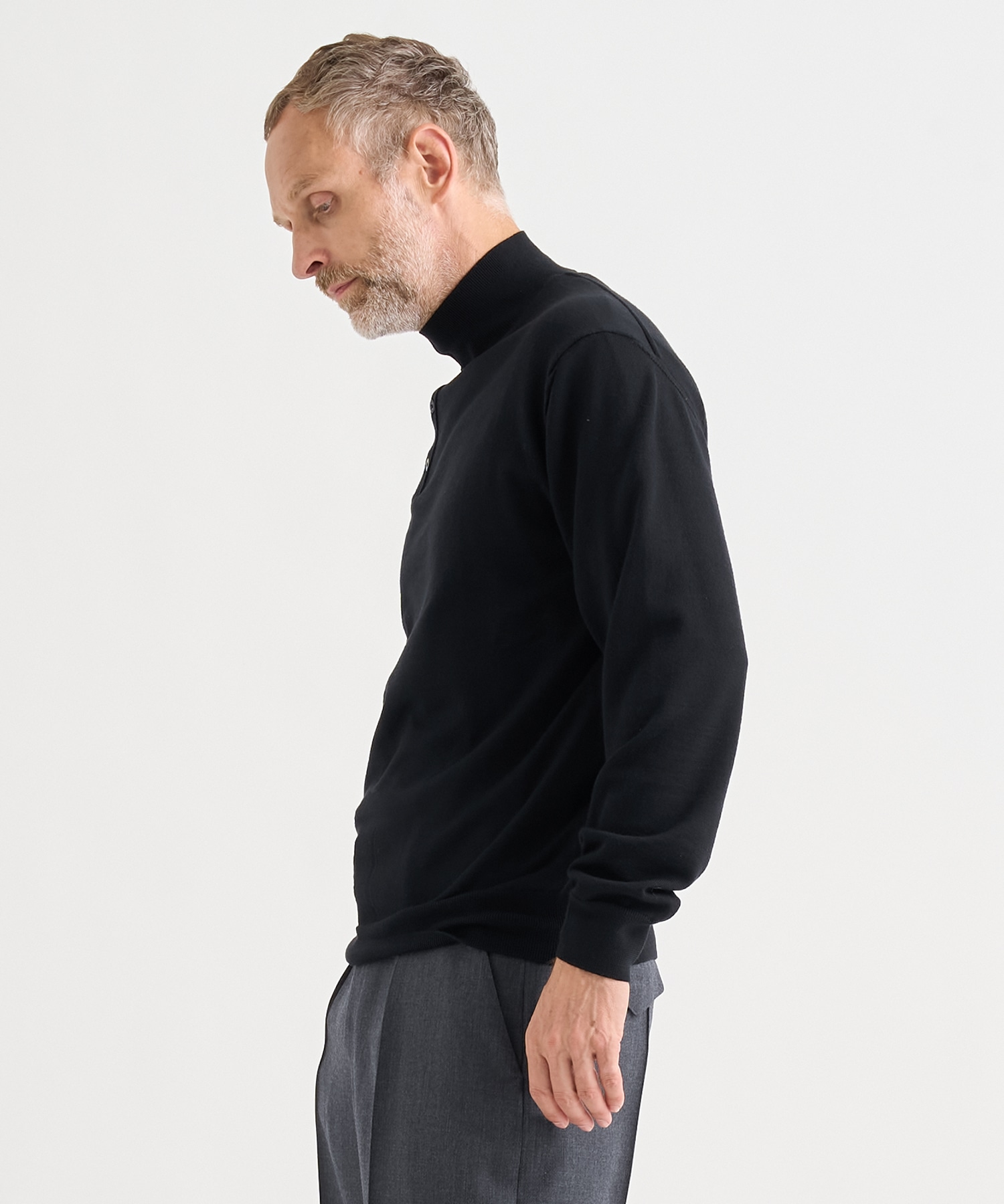 別注WOOL HIGH-NECK KNIT PULLOVER IRENISA