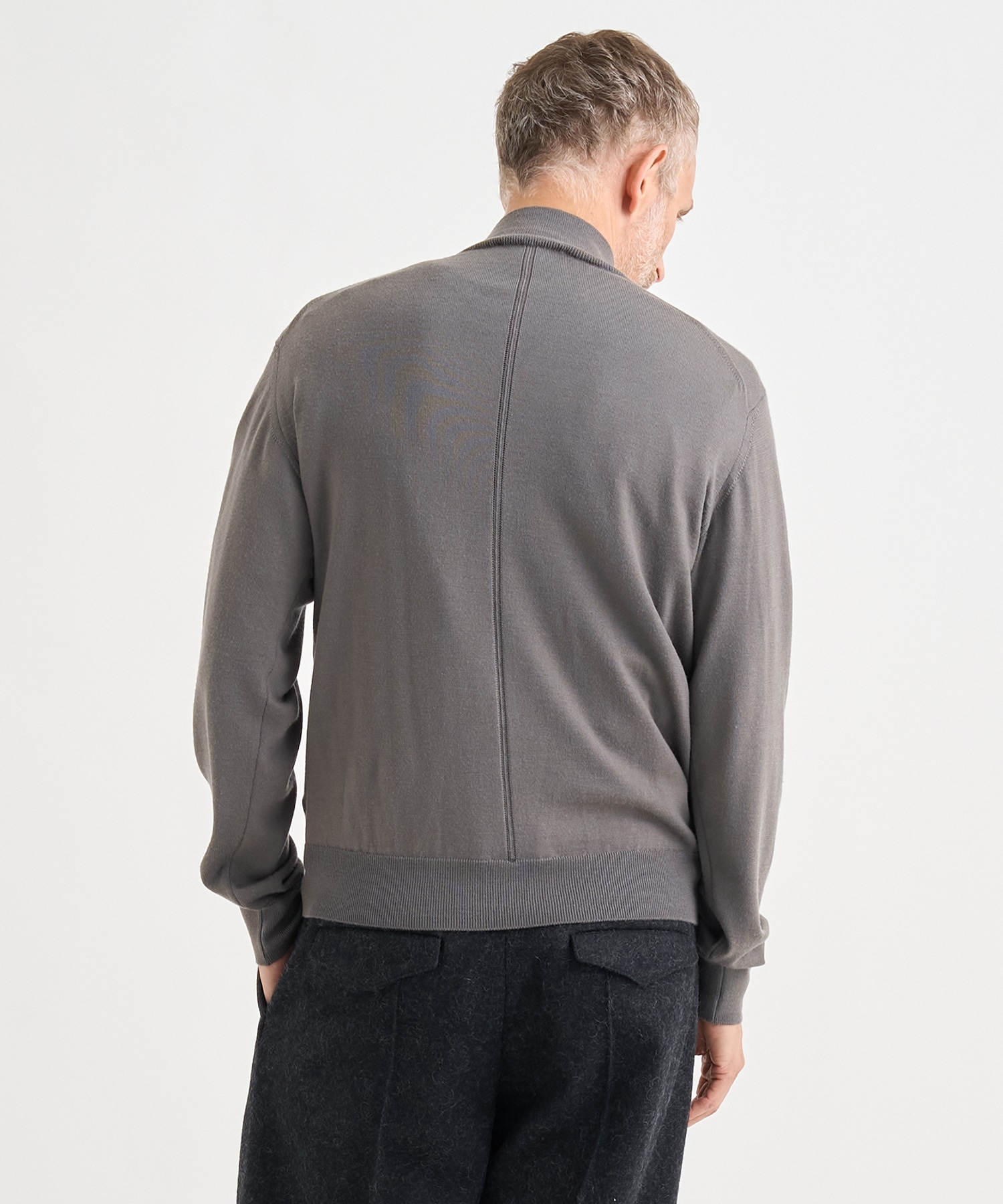 WOOL HIGH-NECK KNIT PULLOVER IRENISA