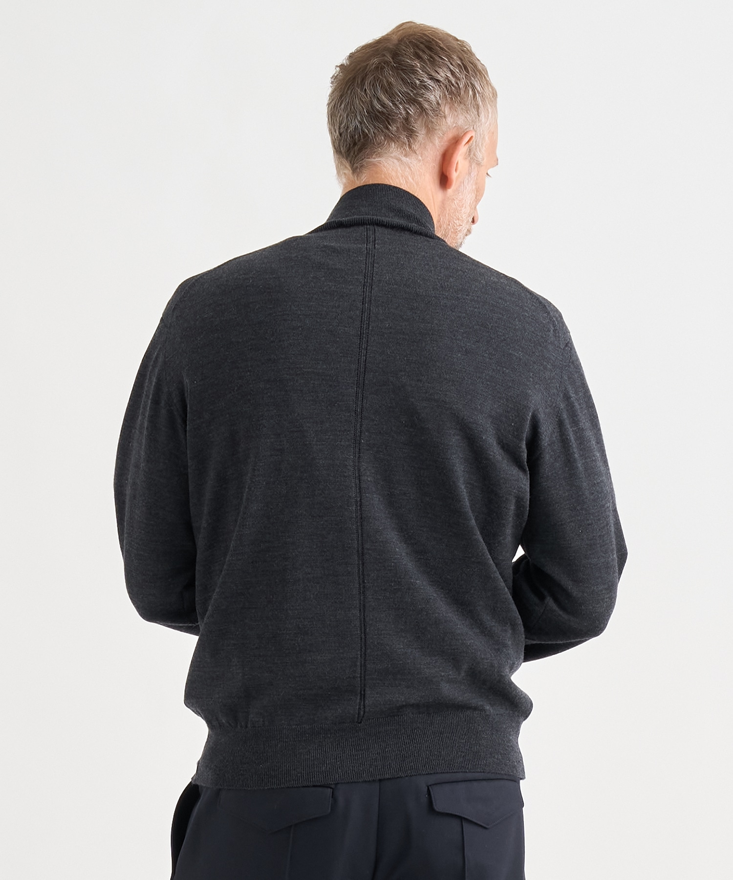 WOOL HIGH-NECK KNIT PULLOVER IRENISA