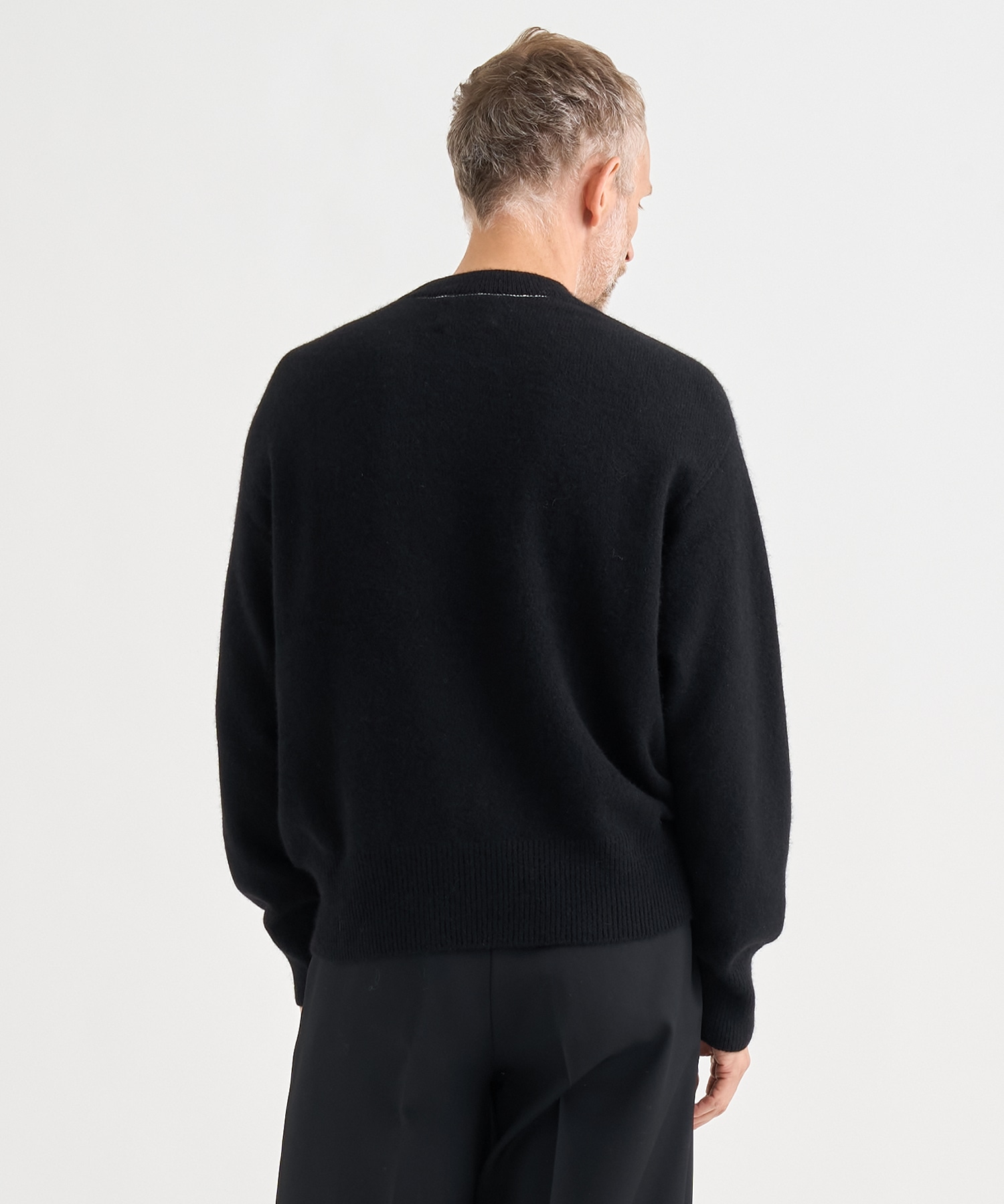 Cashmere Wholegarment Crewneck Sweater YOKE