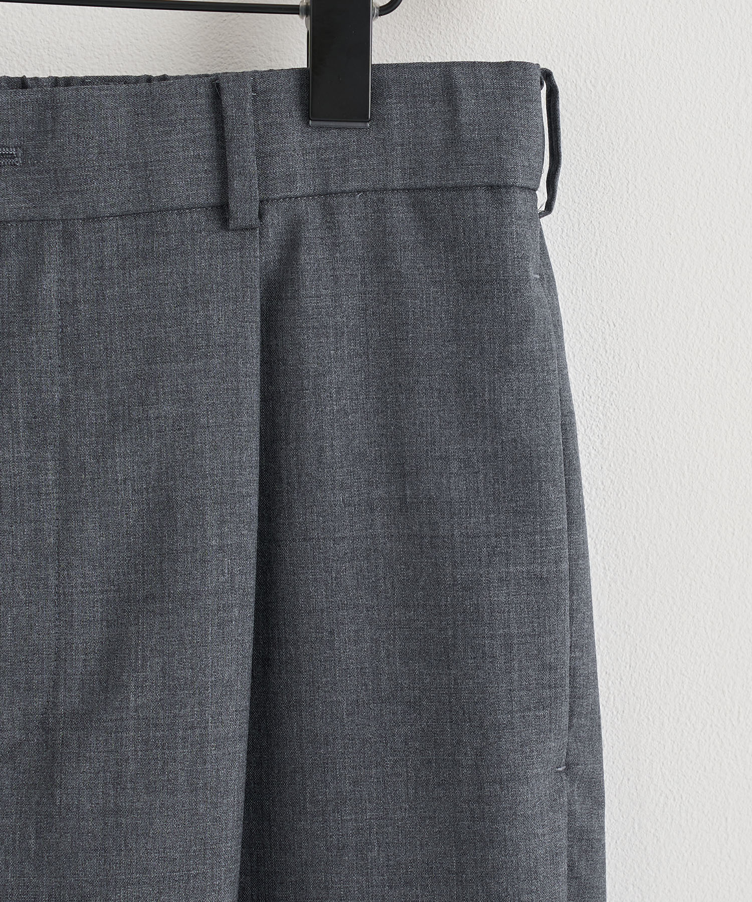 WOOL TORPICAL LOOSE FIT PANTS ATON