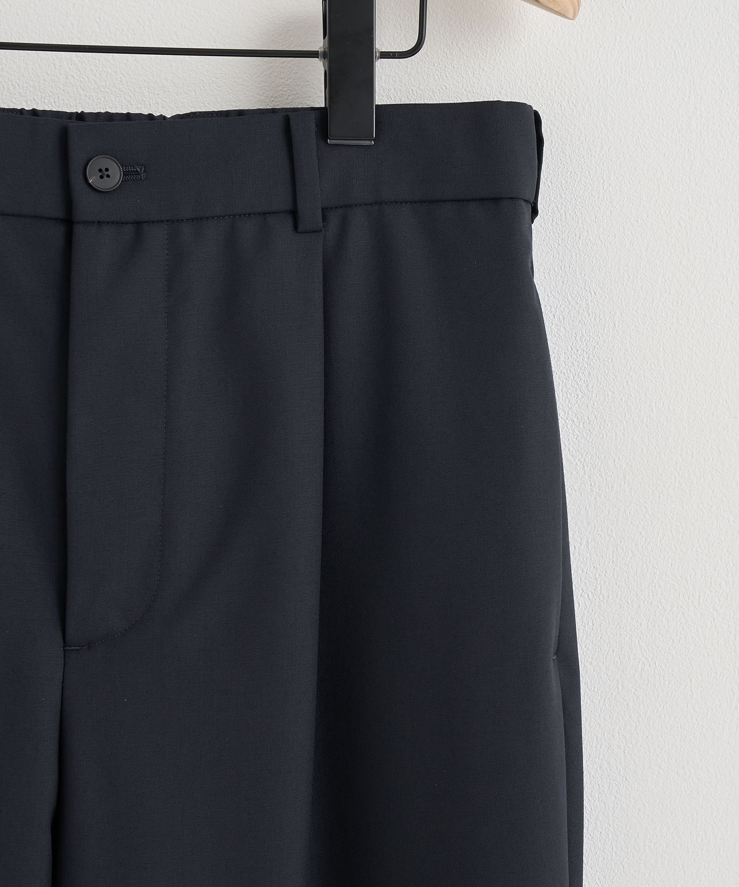 WOOL TORPICAL LOOSE FIT PANTS ATON