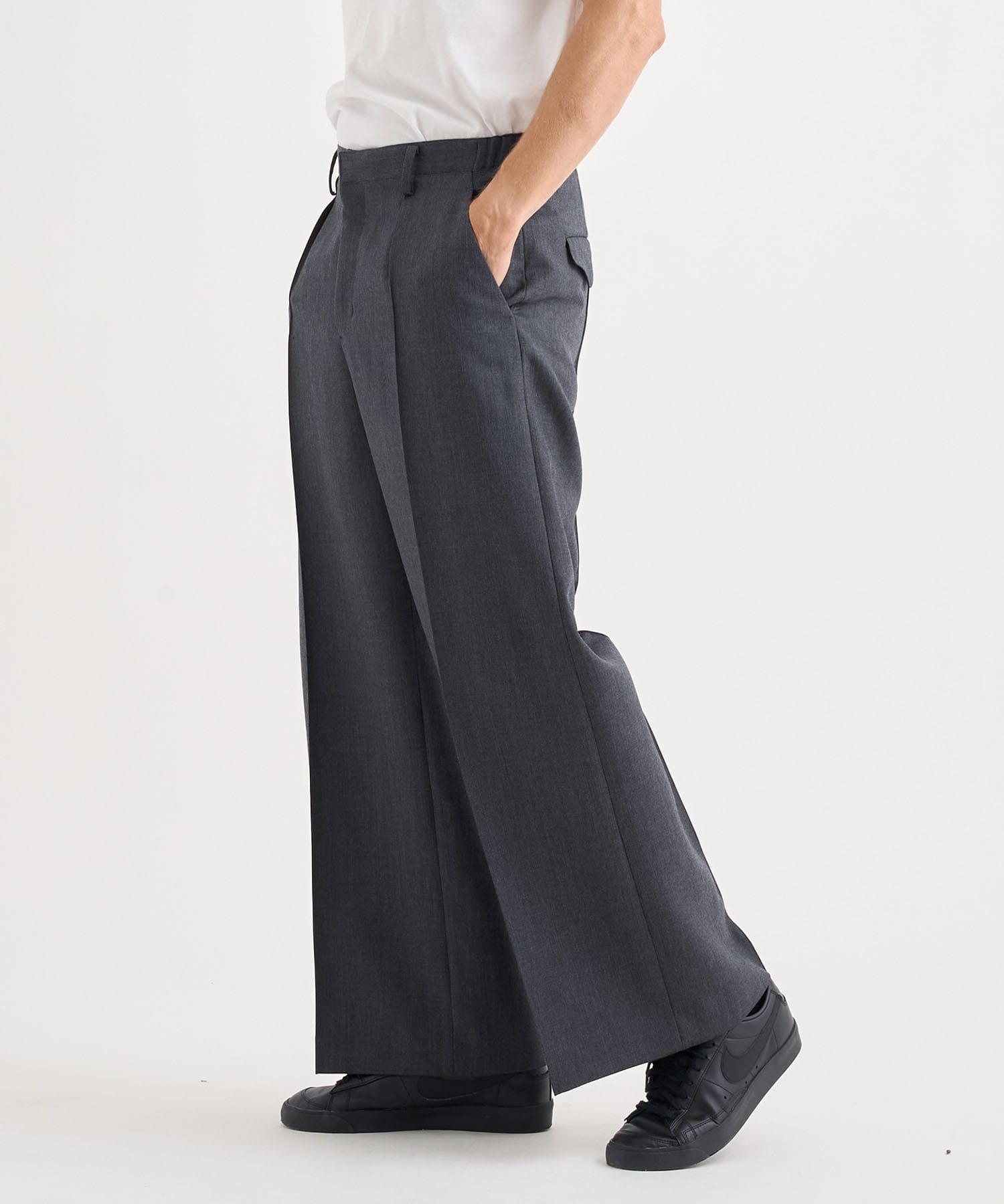ONE TUCK BUGGY TROUSERS IRENISA