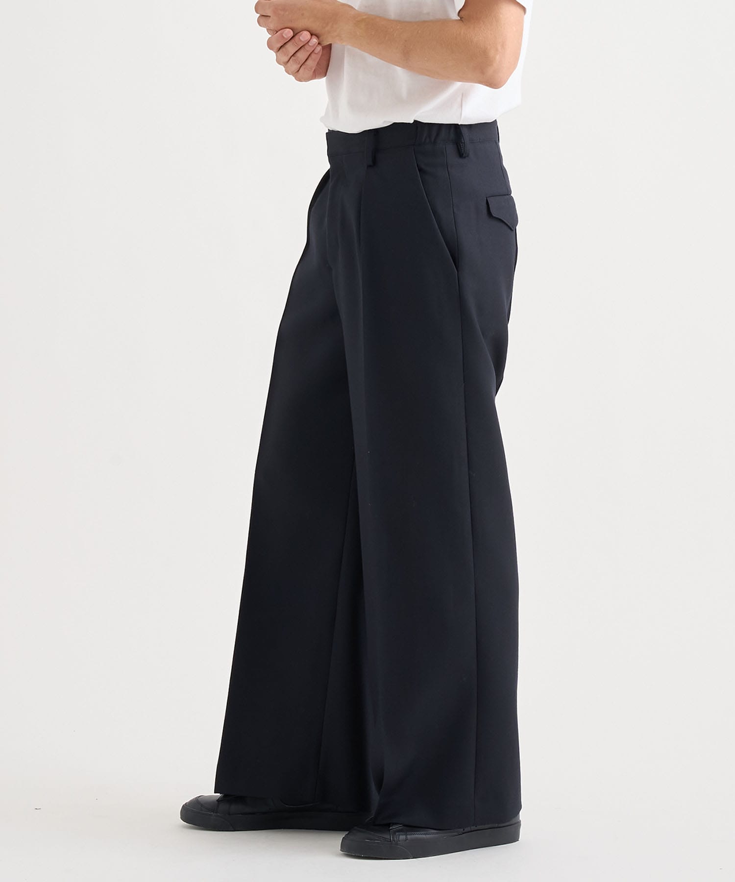 ONE TUCK BUGGY TROUSERS IRENISA