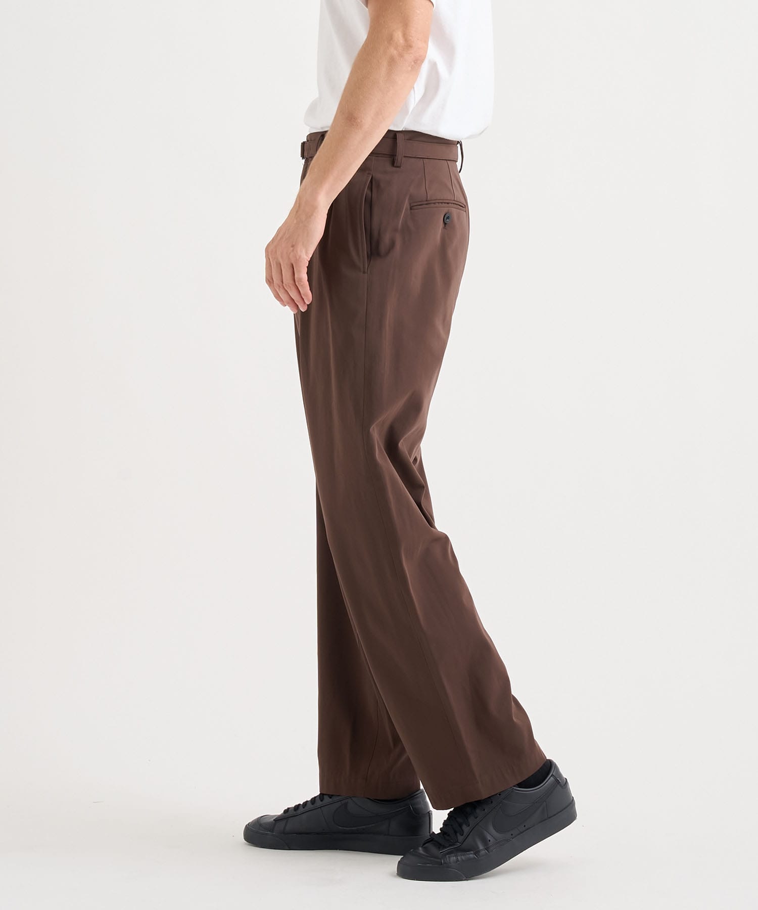 BELTED TAPERED PANTS IRENISA