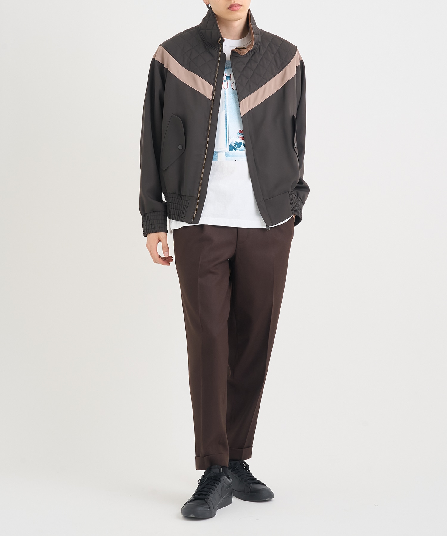 25WCM-G13121 WOOL TRACK BLOUSON kolor