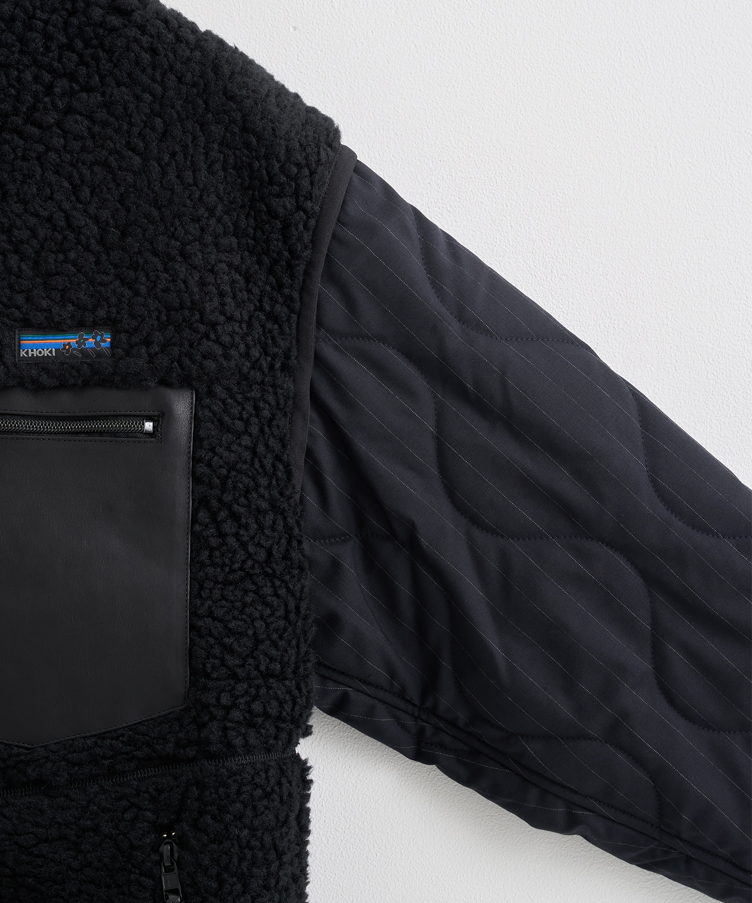 別注Freece-texture jacket KHOKI