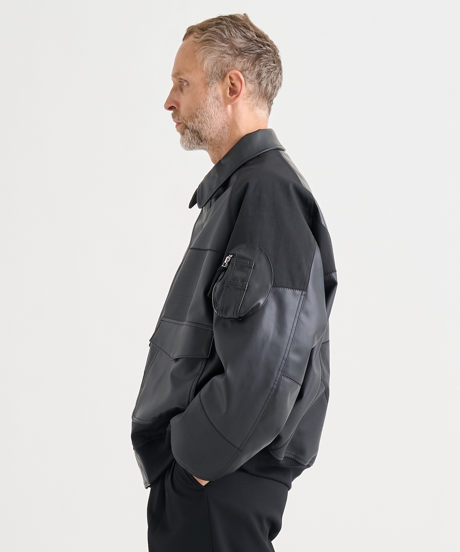HP-J011-051 LEATHER JACKET COMME des GARCONS HOMME