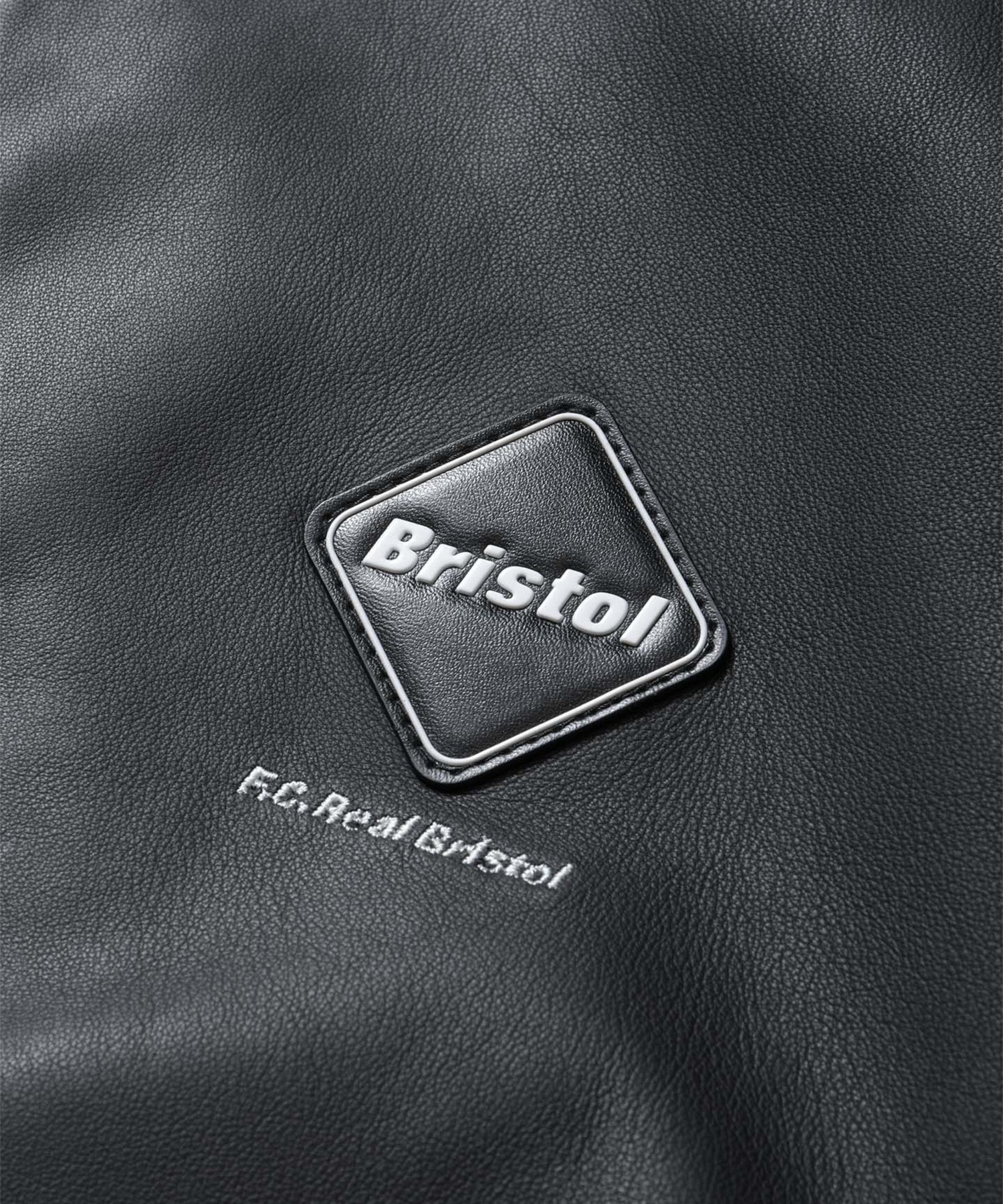 LEATHER TRACK JACKET F.C.Real Bristol