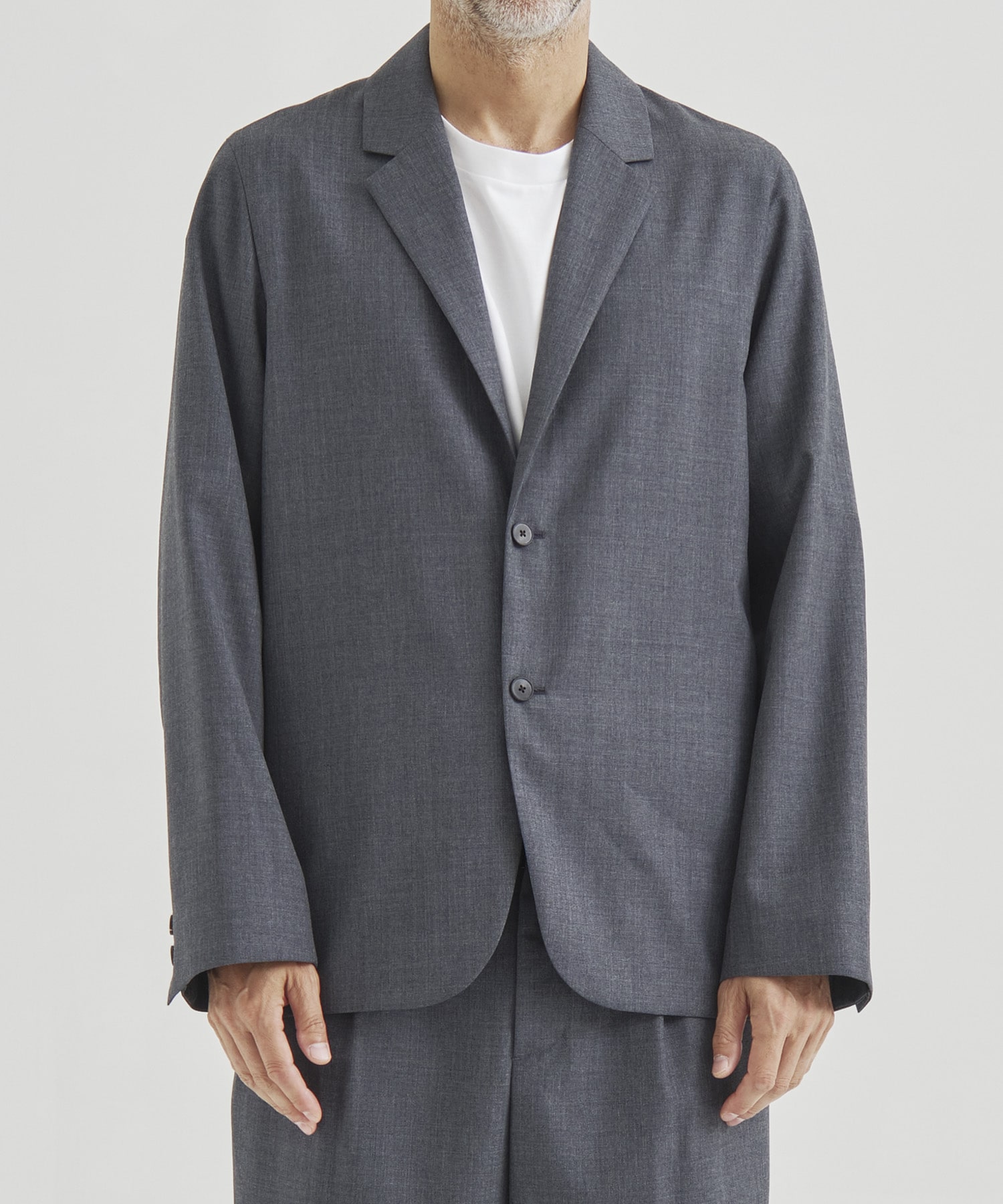 WOOL TORPICAL TAILORED JACKET ATON