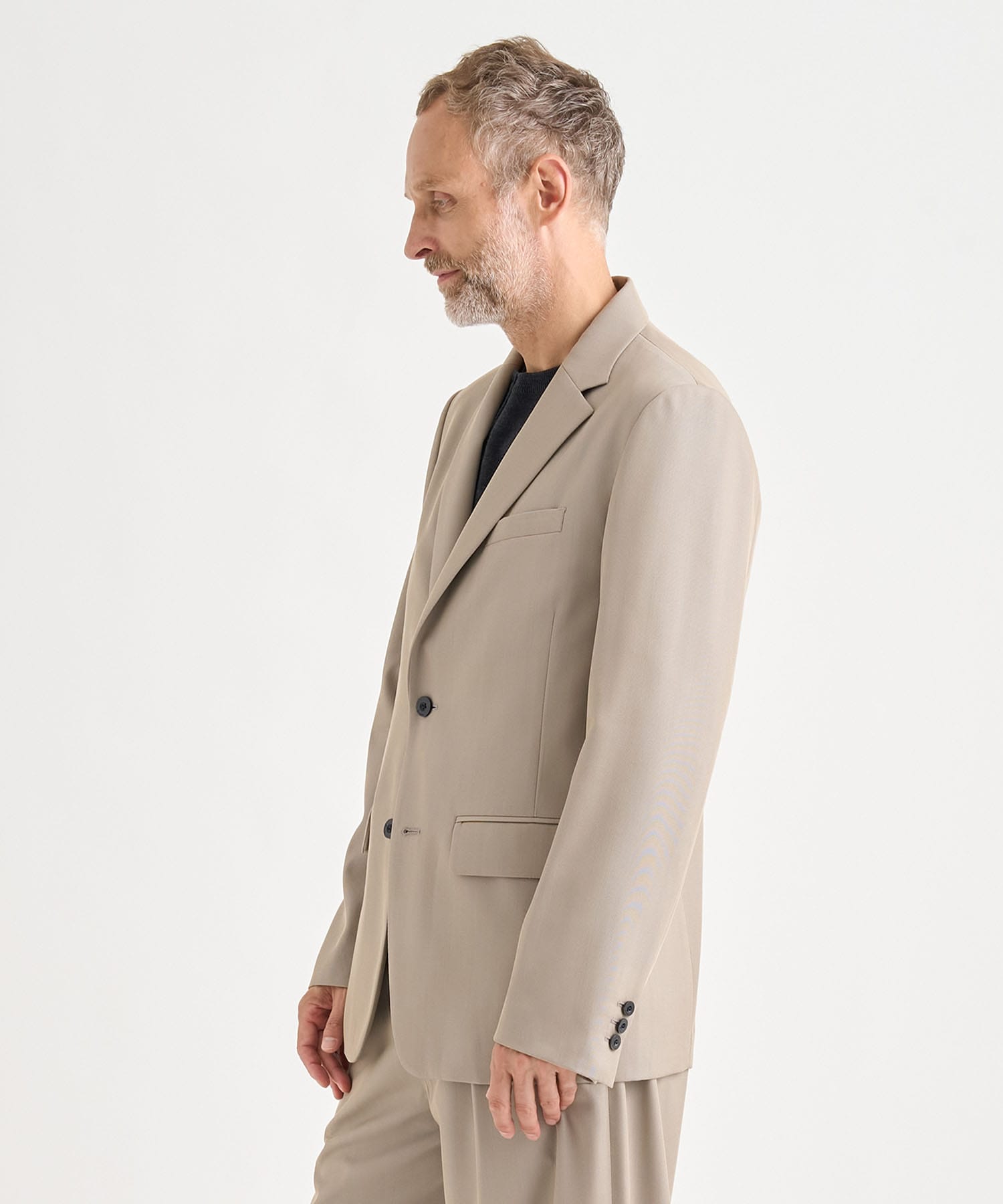 NOTCHED LAPEL SINGLE JAKET IRENISA