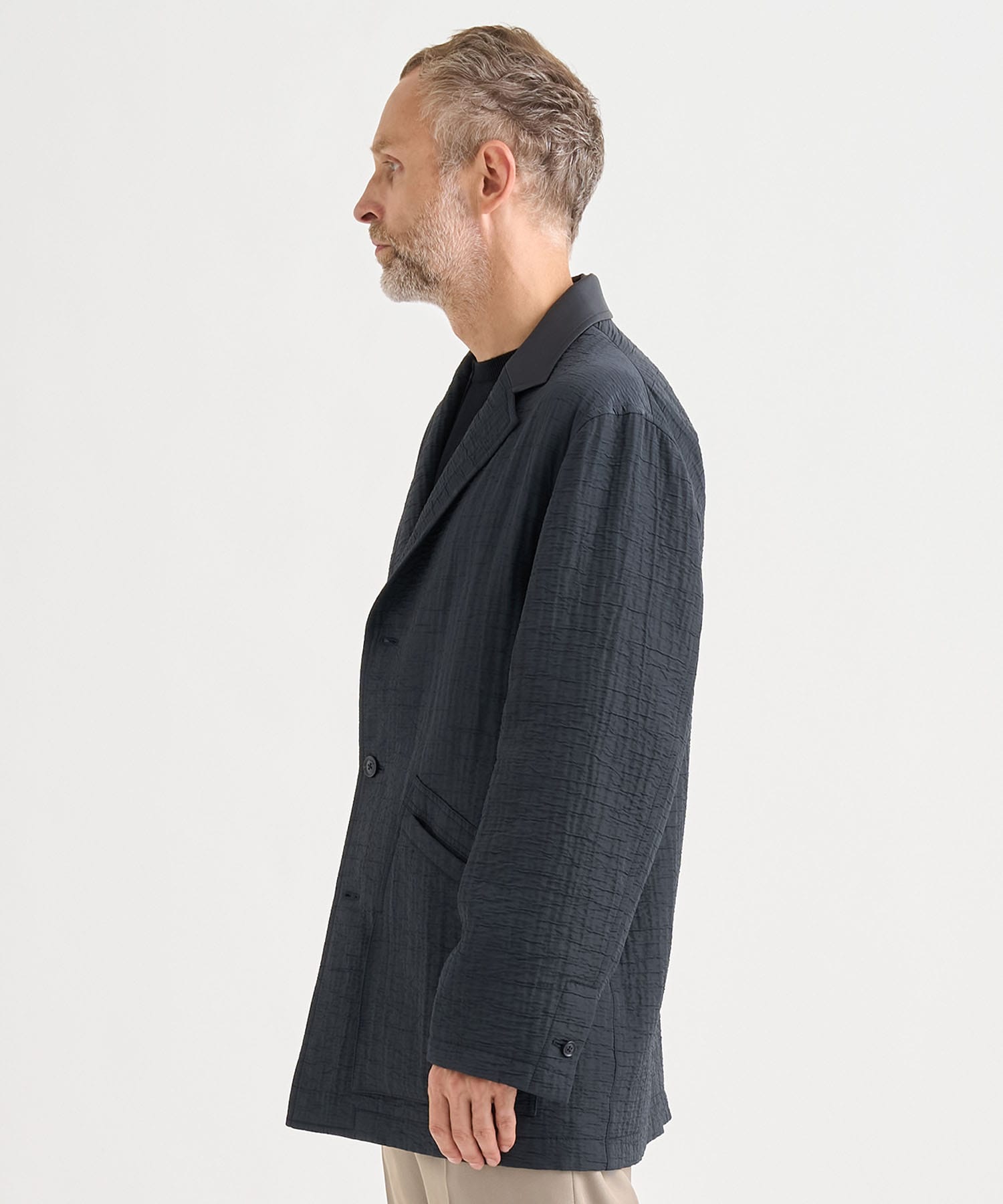 LEATHER -COLLAR JACKET IRENISA