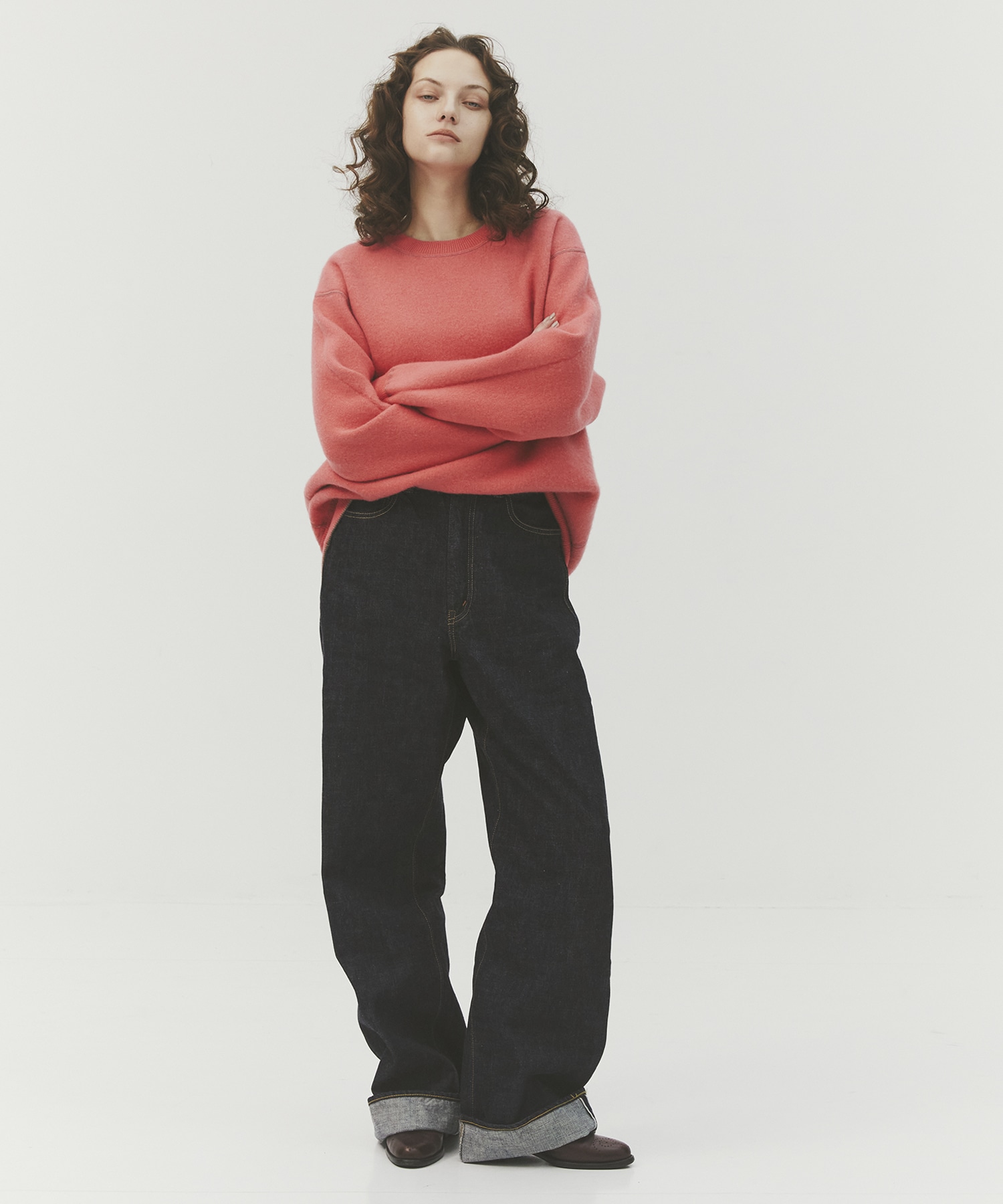 CASHMERE REVERSIBLE PULLOVER CASHMERE CASHMERE