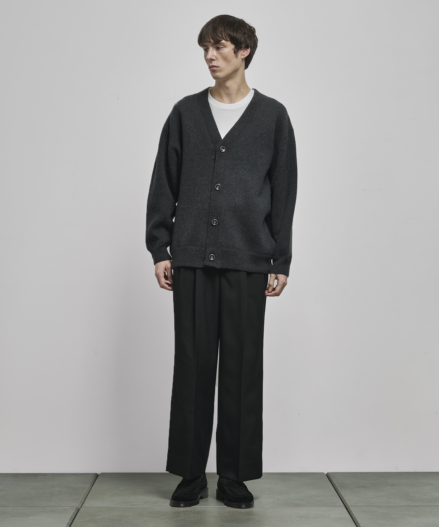 【MENS】CASHMERE REVERSIBLE CARDIGAN CASHMERE CASHMERE