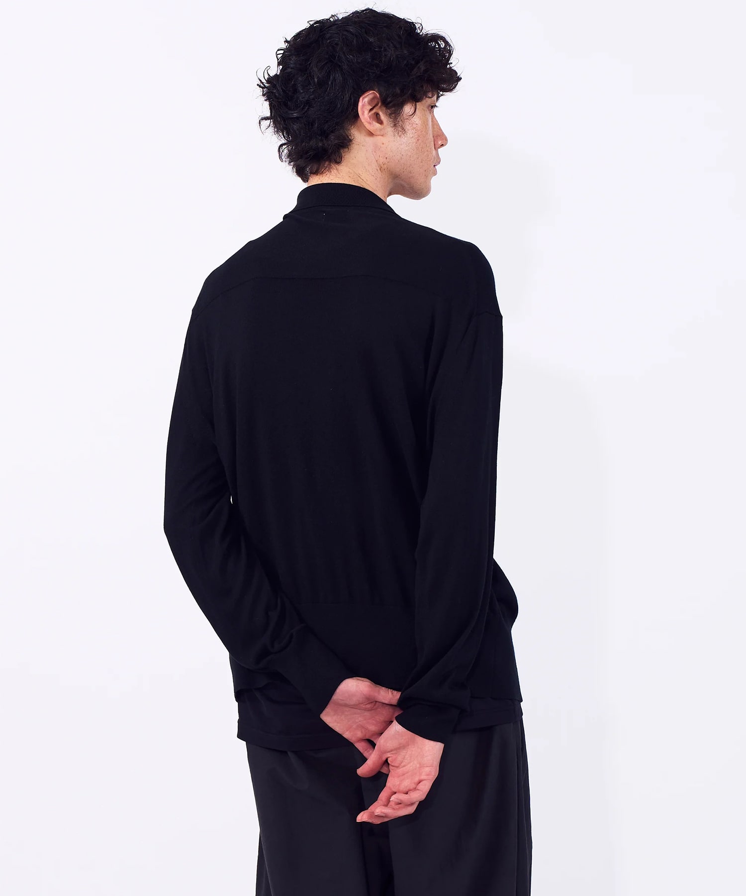 Silk Cashmere Knit Shirt YOKE