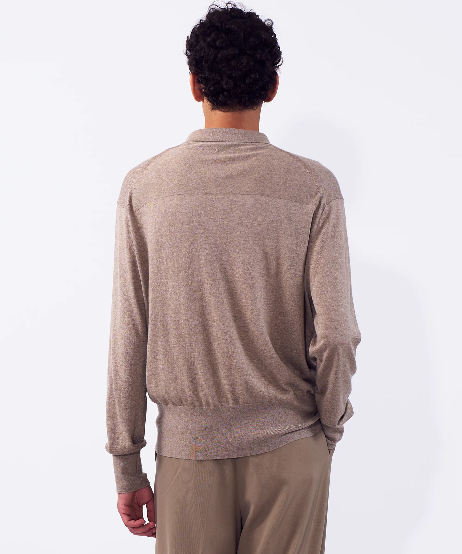 Silk Cashmere Knit Shirt YOKE