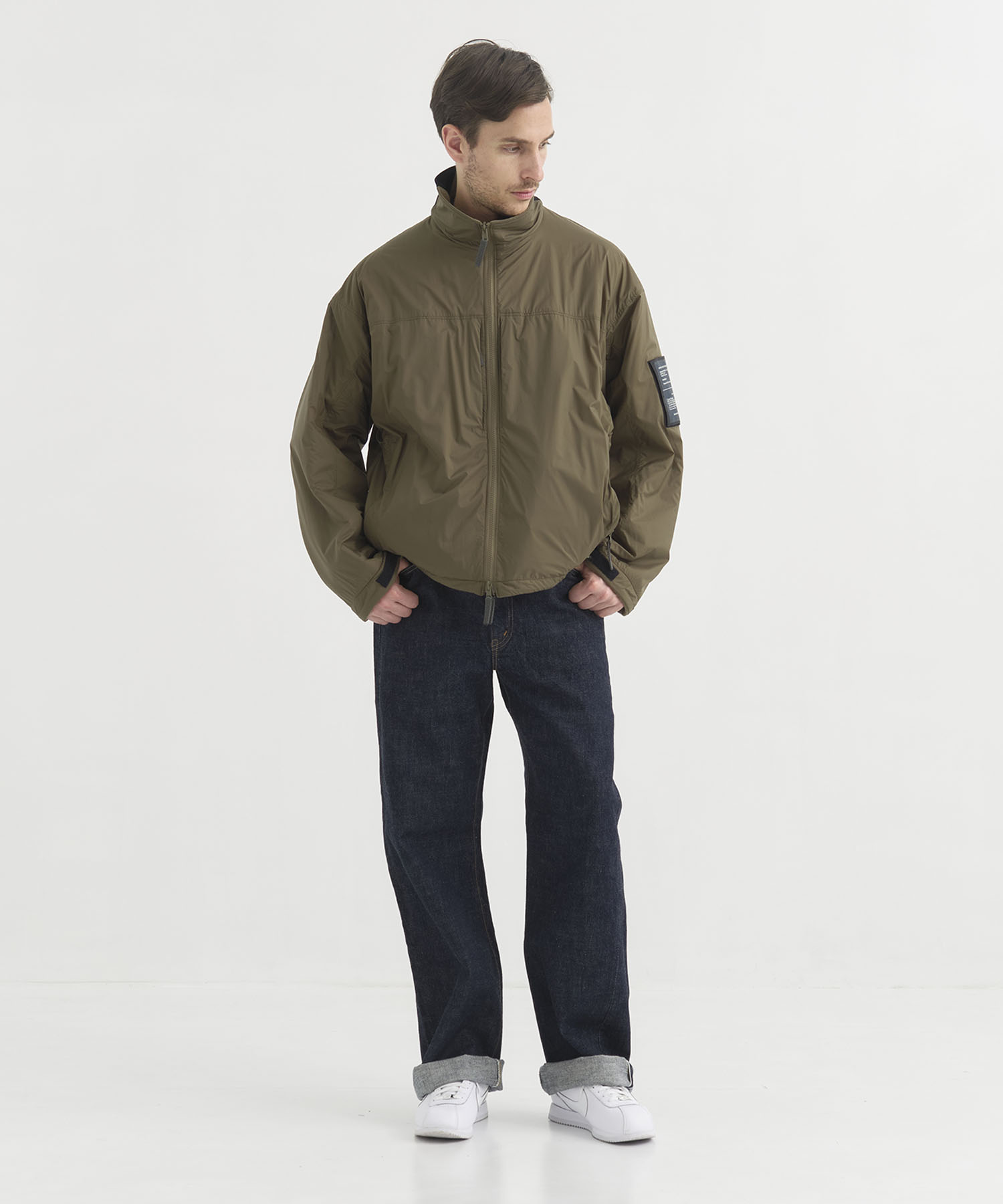 ×WILD THINGS 9252-BL01-003 REVERSIBLE OVERSHIRT N.HOOLYWOOD
