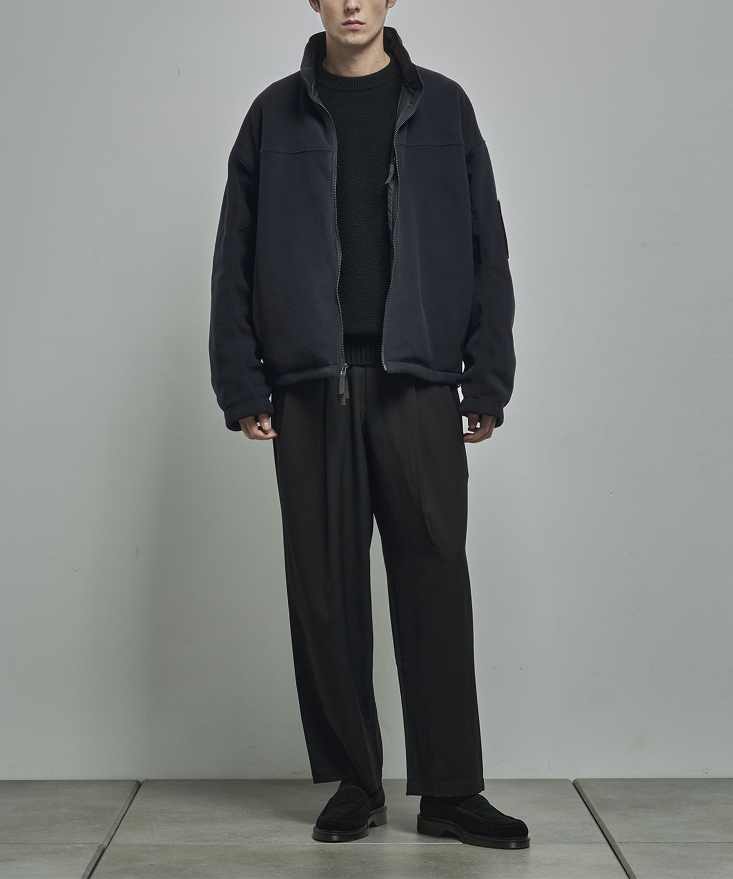 ×WILD THINGS 9252-BL01-003 REVERSIBLE OVERSHIRT N.HOOLYWOOD