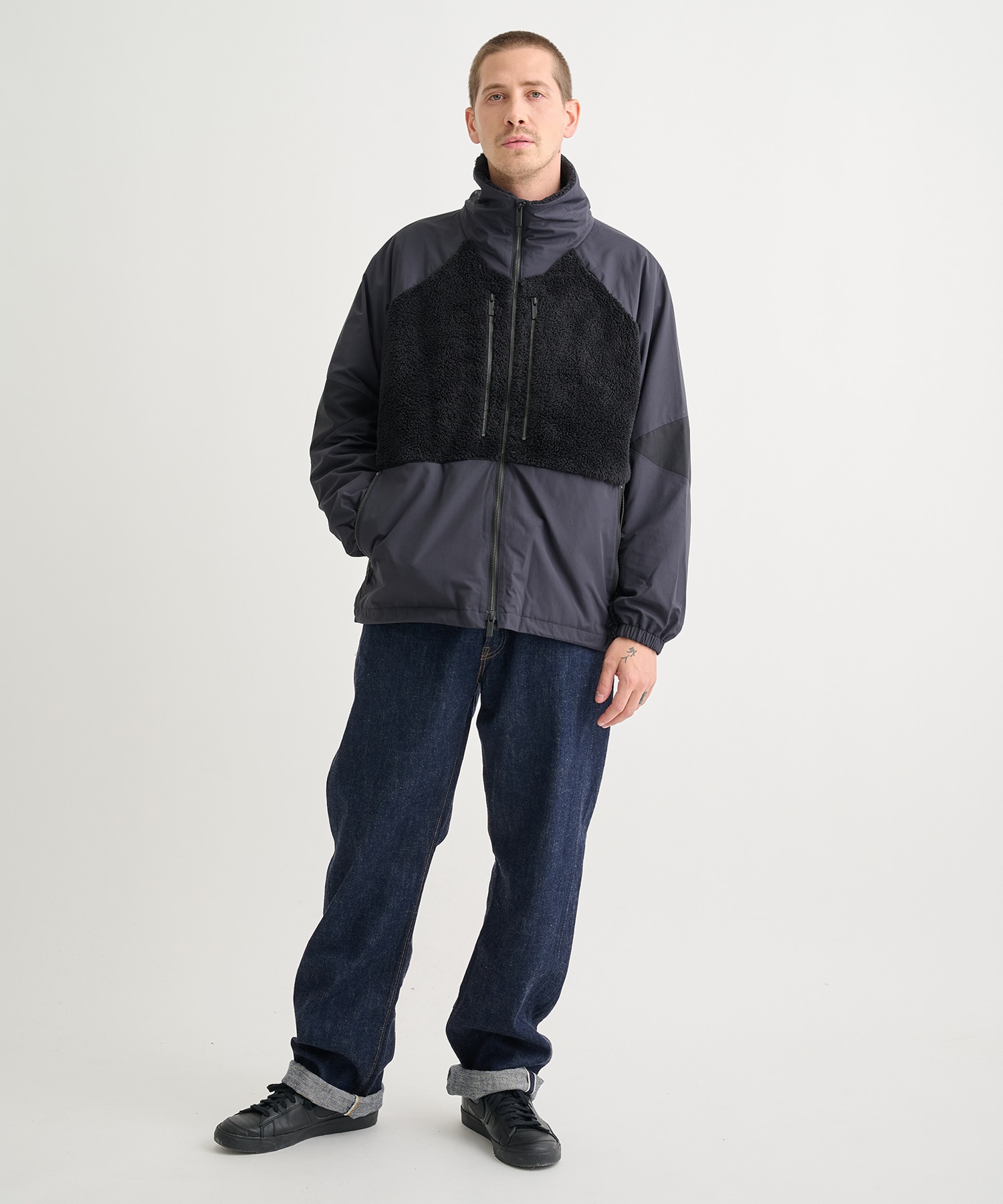 別注BLK FLEECE BLOUSON White Mountaineering