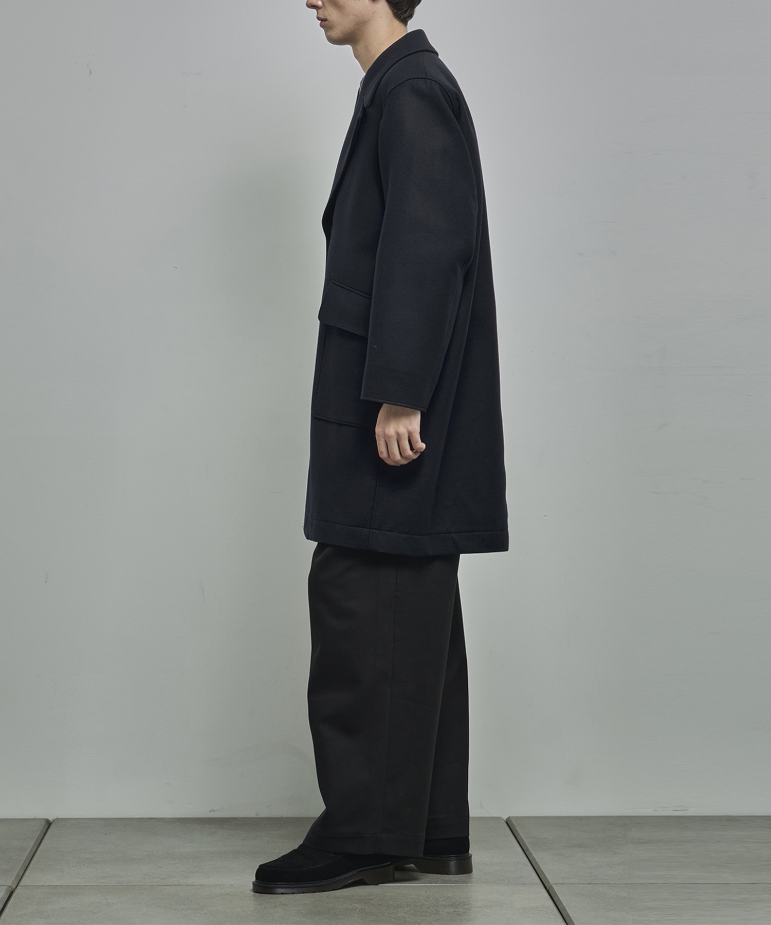 SUPER 160S DOUBLE SAXONY SEMI DOUBLE COAT ATON