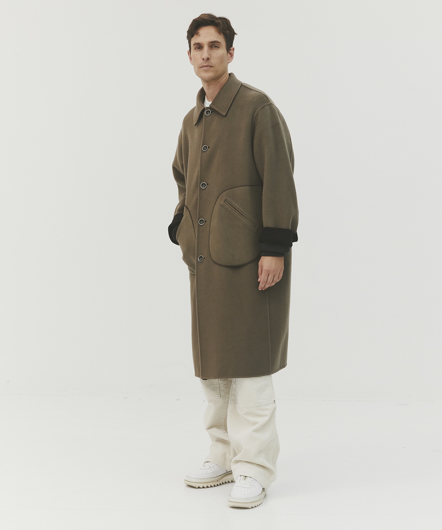 CASHMERE REVERSIBLE OVER COAT 