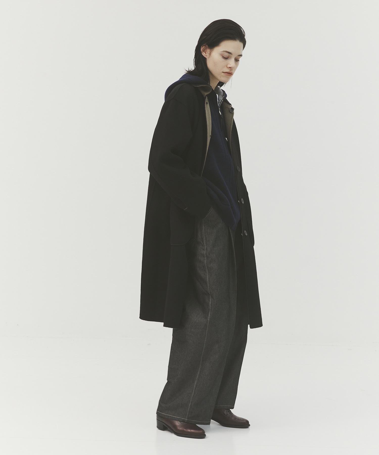 CASHMERE REVERSIBLE OVER COAT 