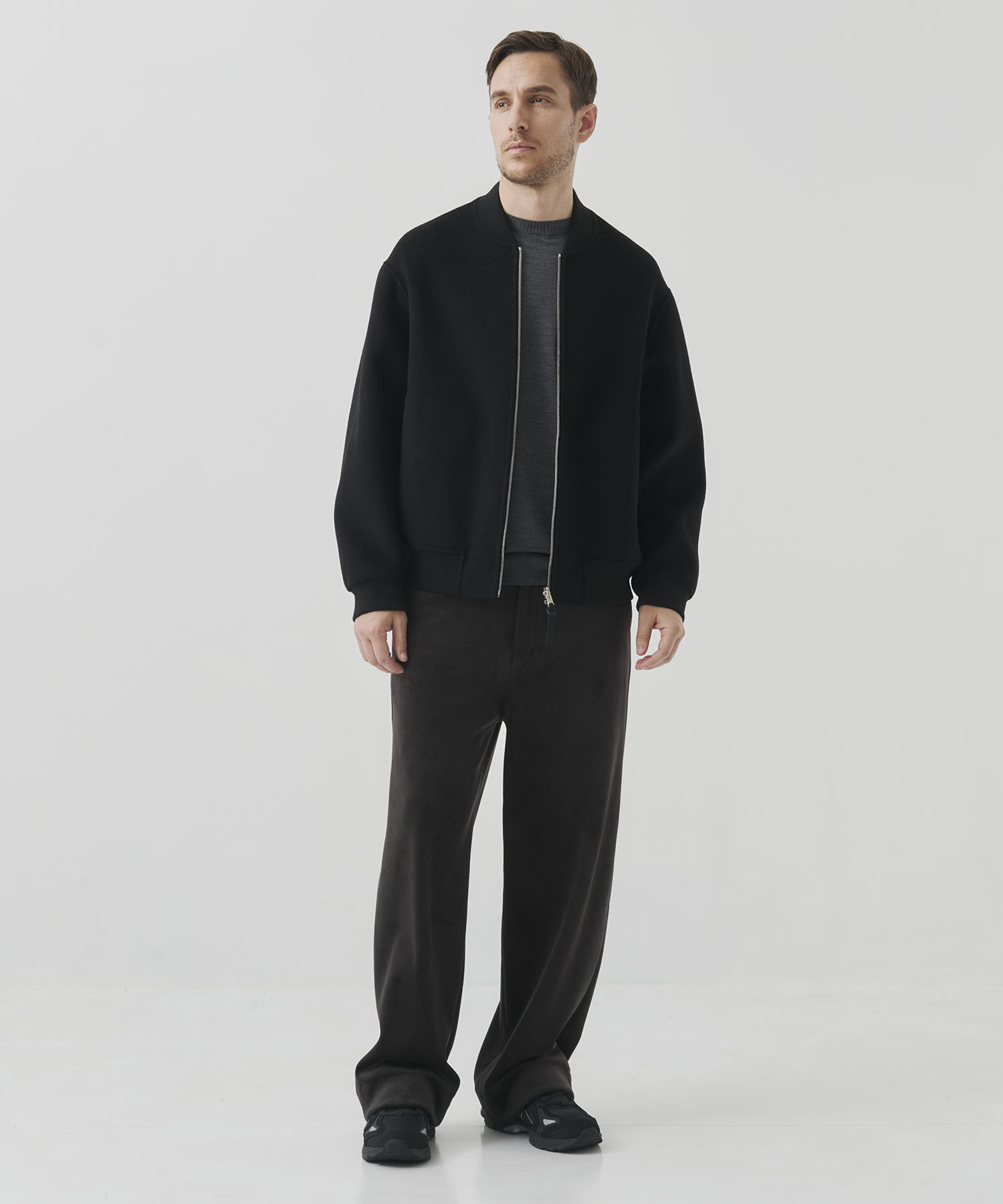 CASHMERE/SILK/WOOL MA-1 CASHMERE CASHMERE