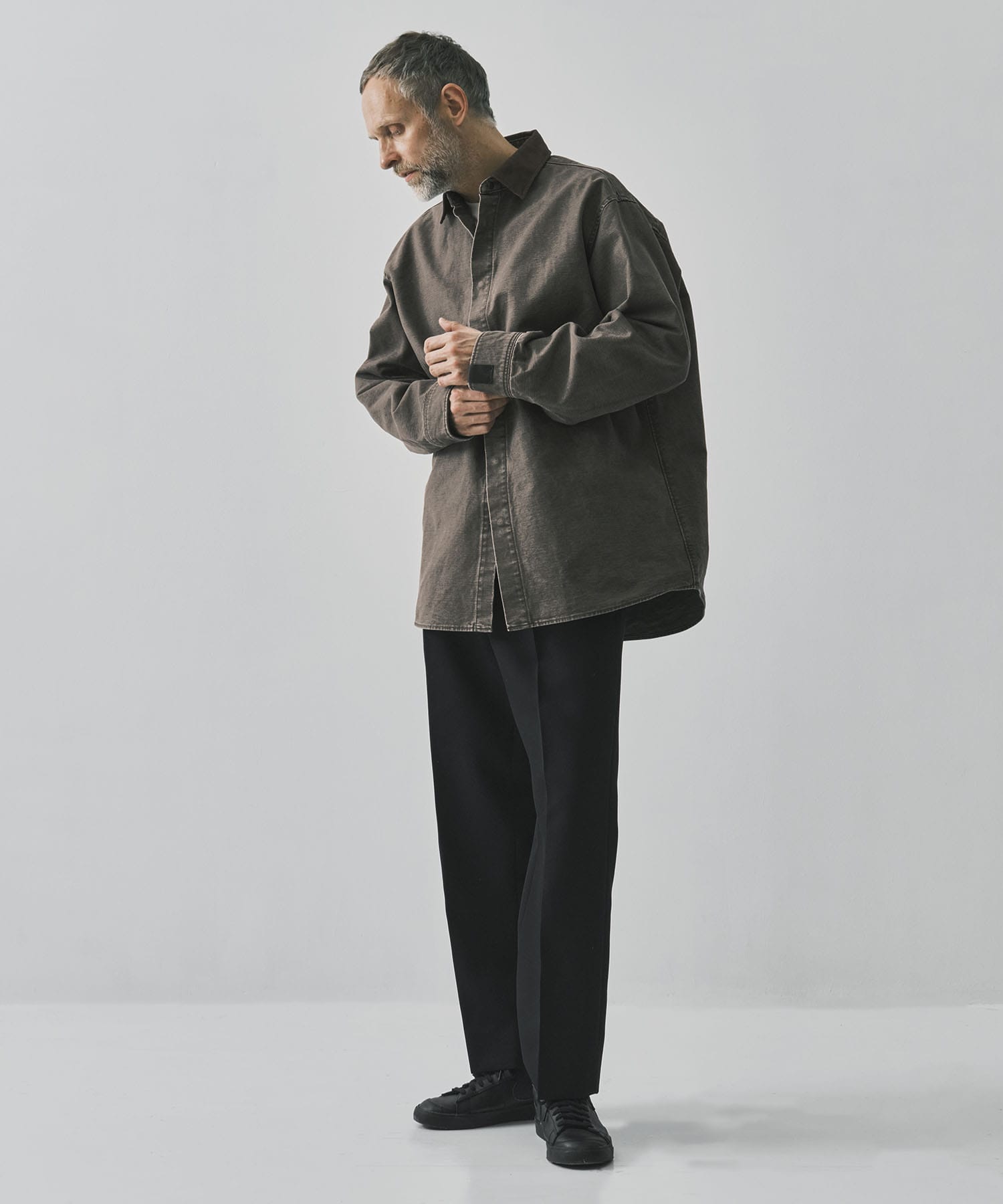 別注襟切替シャツ DUCK N.HOOLYWOOD