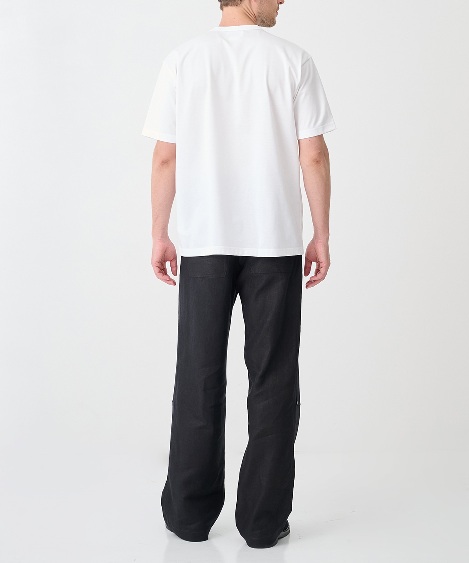別注NEW CLASSIC WORK JEANS BLACK LINEN TANAKA