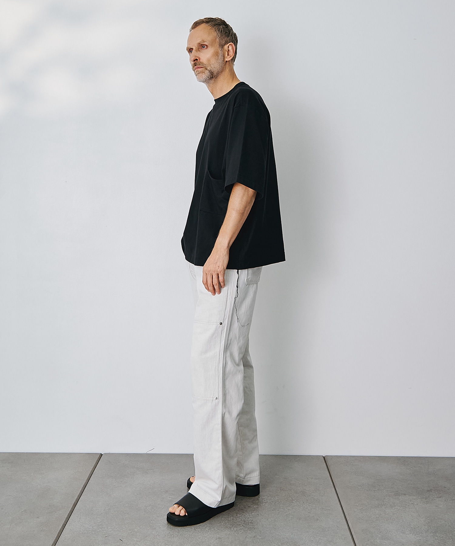 別注NEW CLASSIC WORK JEANS NATURAL LINEN TANAKA