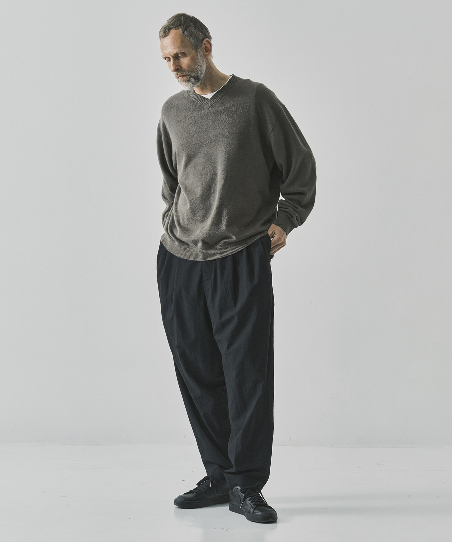 【イレニサ】別注ONE TUCKS STRAIGHT TROUSERS IRENISA