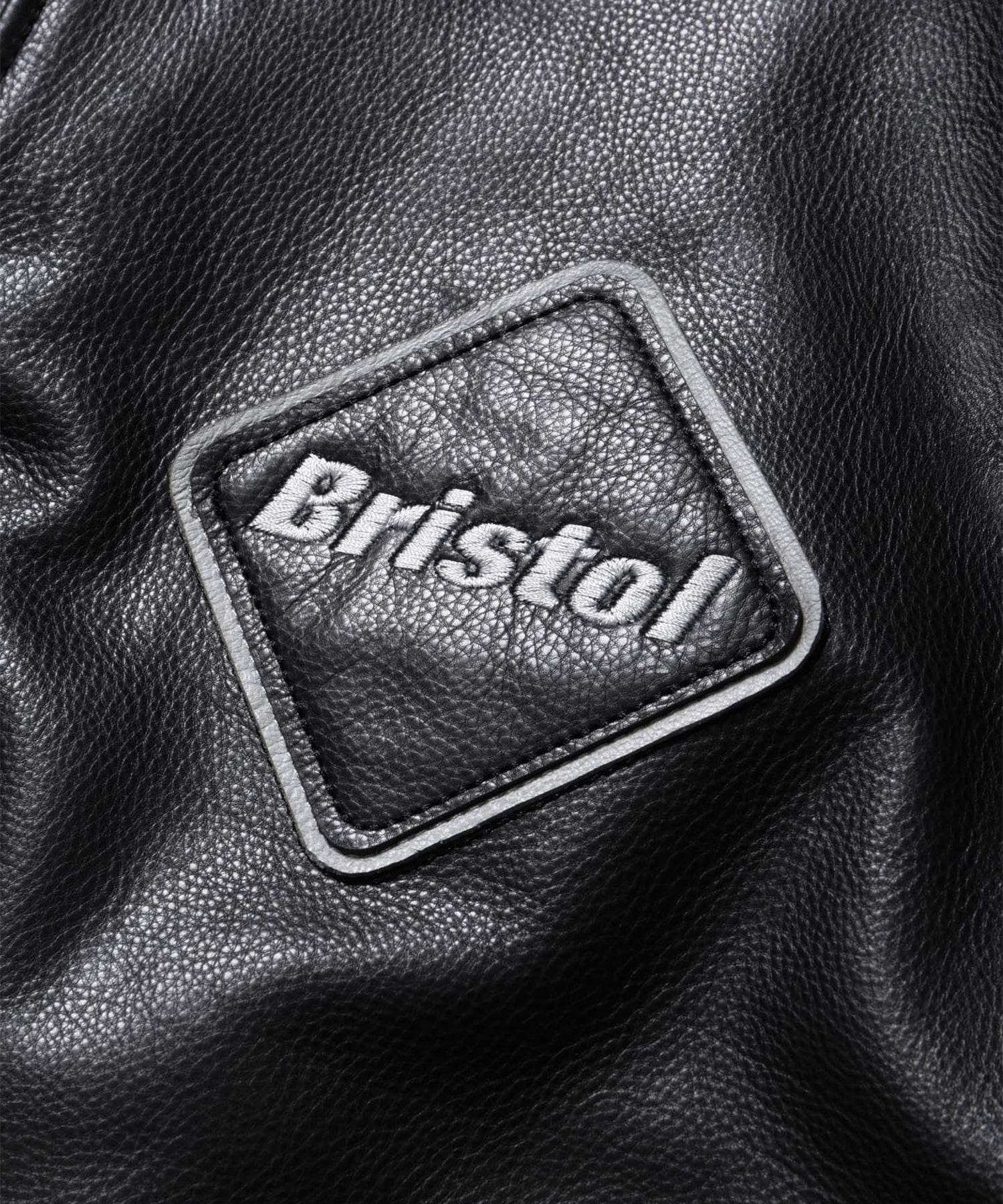 LEATHER TEAM VARSITY BLOUSON F.C.Real Bristol