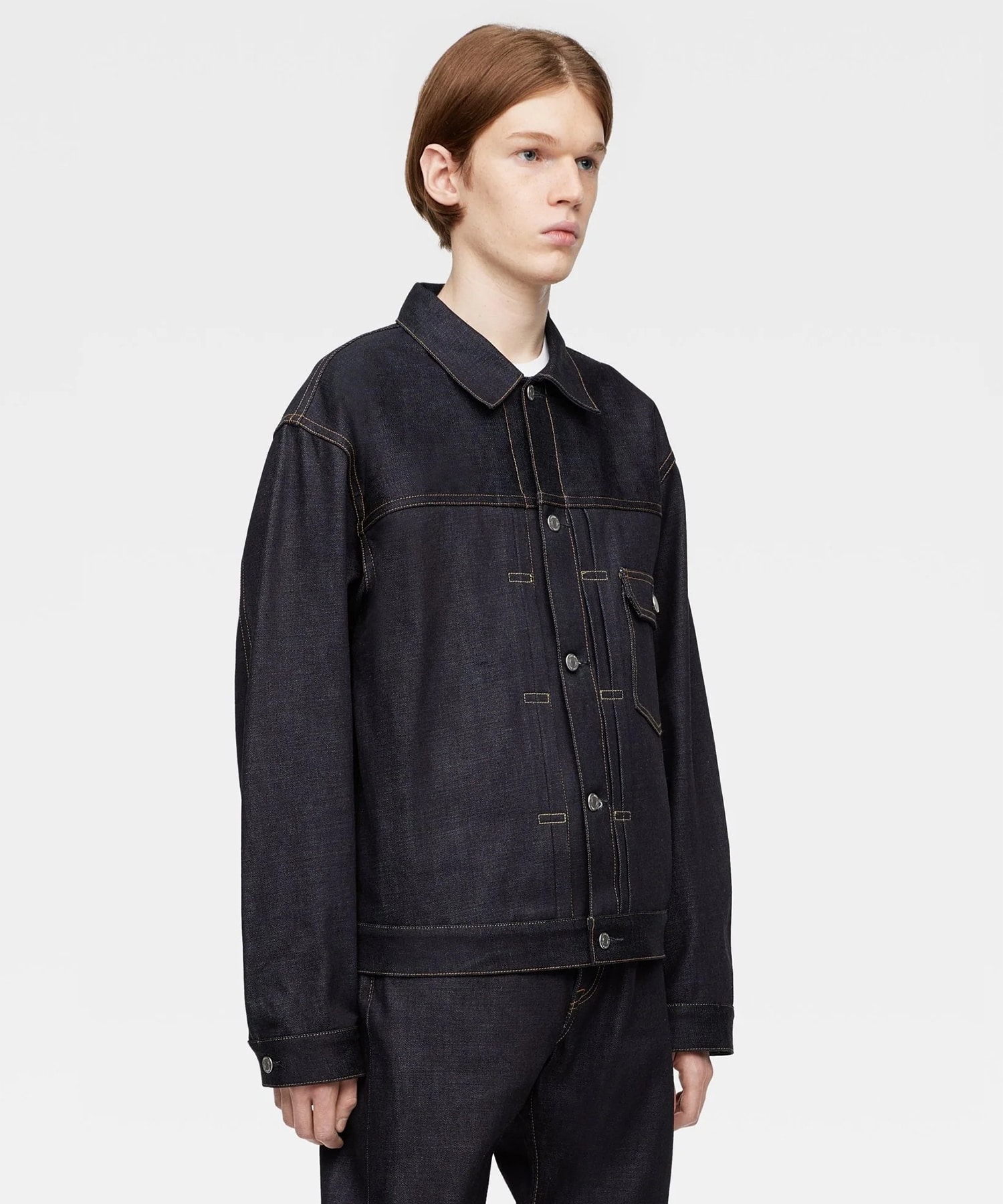 #001 STANDARD DENIM JACKET 14.7oz MOMOTARO JEANS
