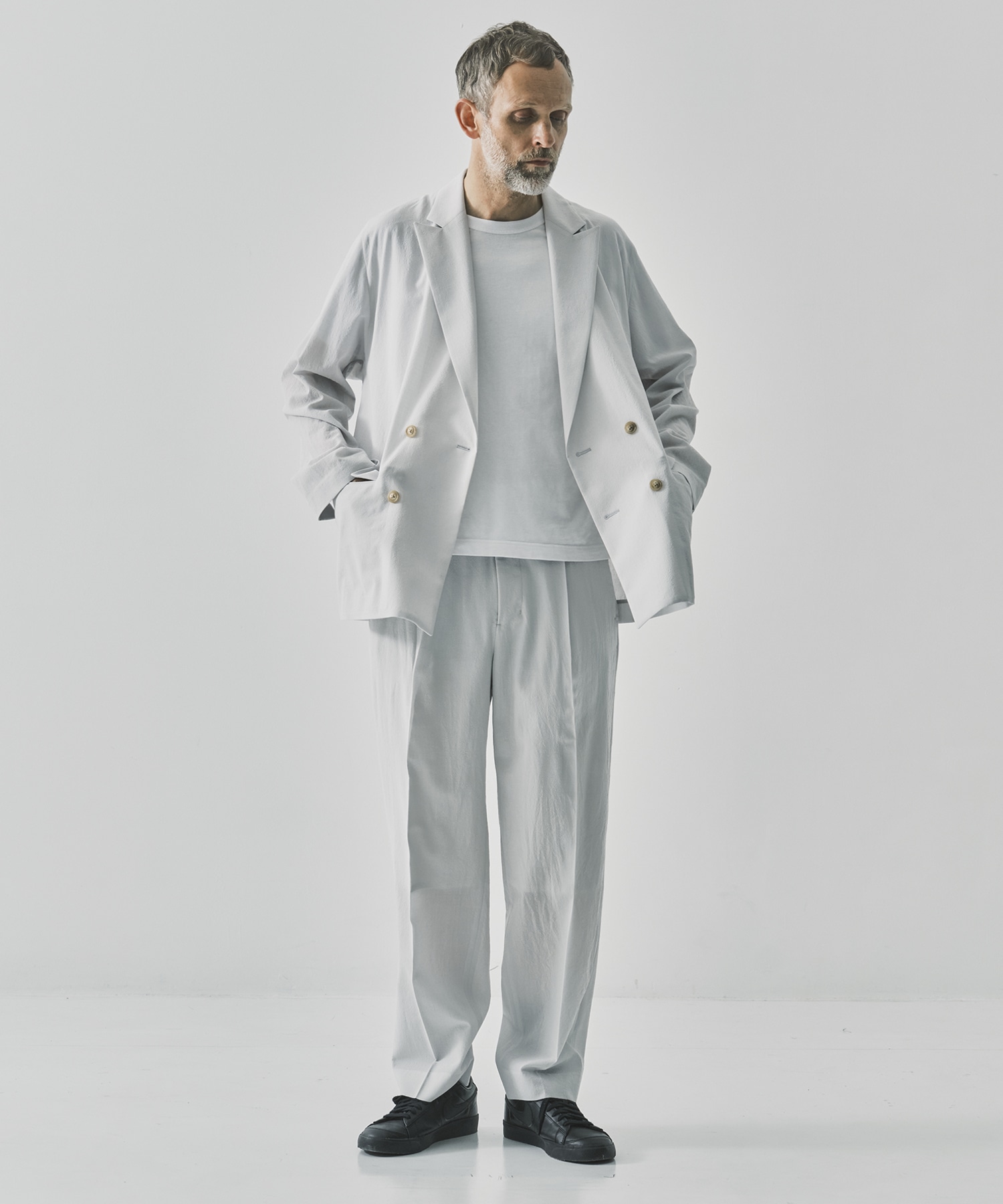 【イレニサ】別注DOUBLE BLEASTED RELAX SHOULDER JACKET IRENISA