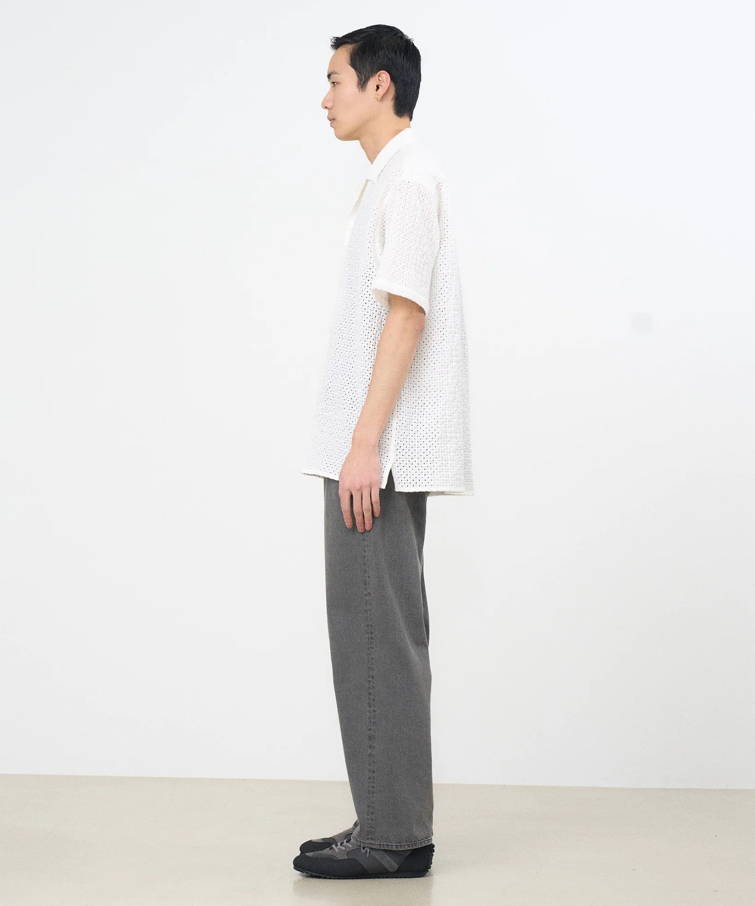 【ヨーク】YK26SS01282SH EMBROIDERY OPEN COLLAR SHIRT YOKE