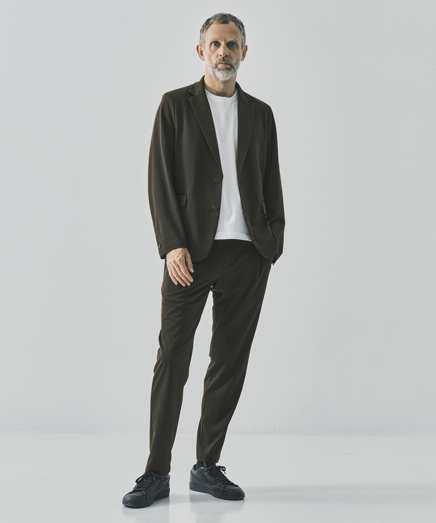 Light Matte Stretch Jersey Easy Tapered Pants THE TOKYO