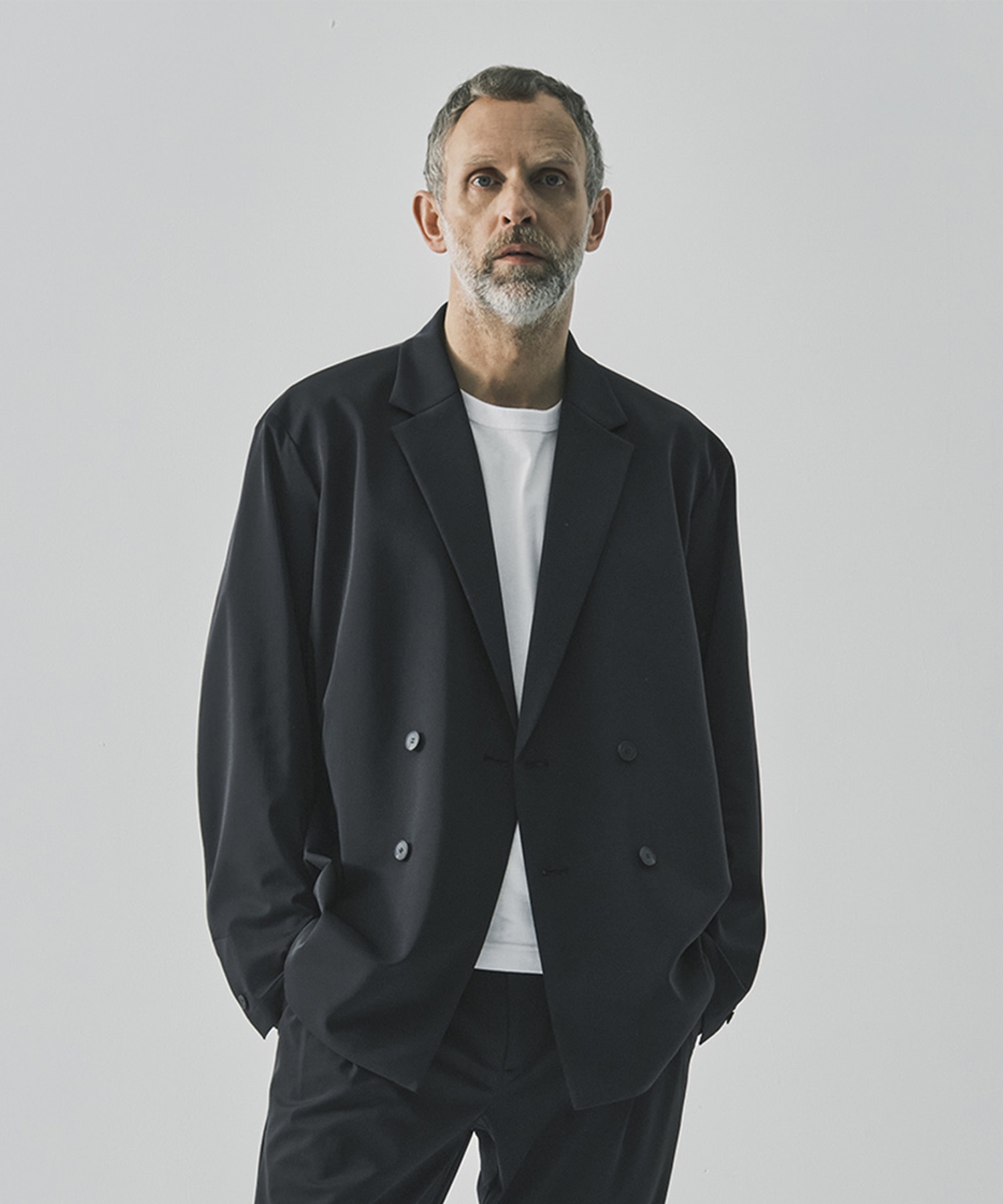 Light Matte Stretch Jersey Double Jacket THE TOKYO