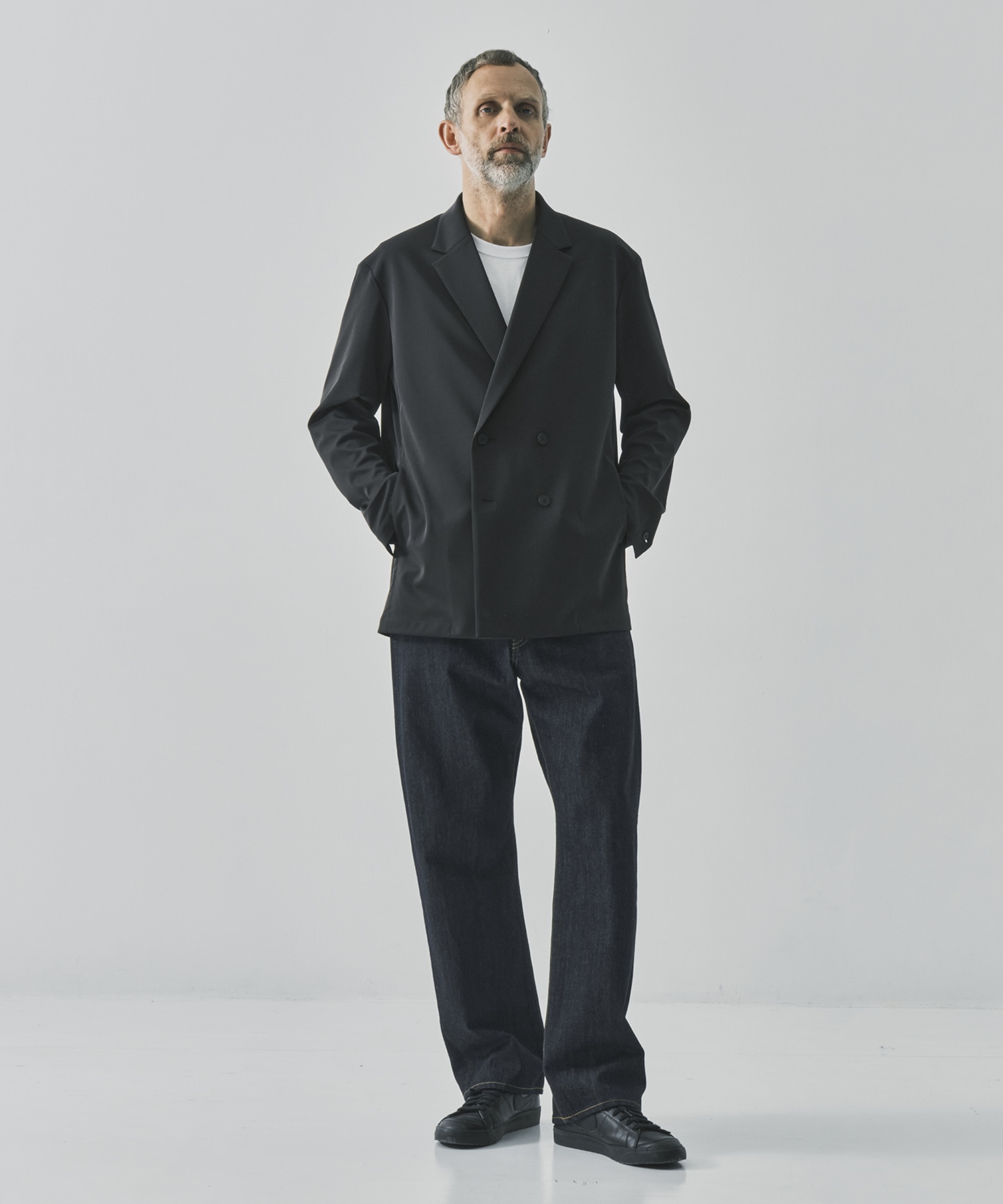 Light Matte Stretch Jersey Double Jacket THE TOKYO