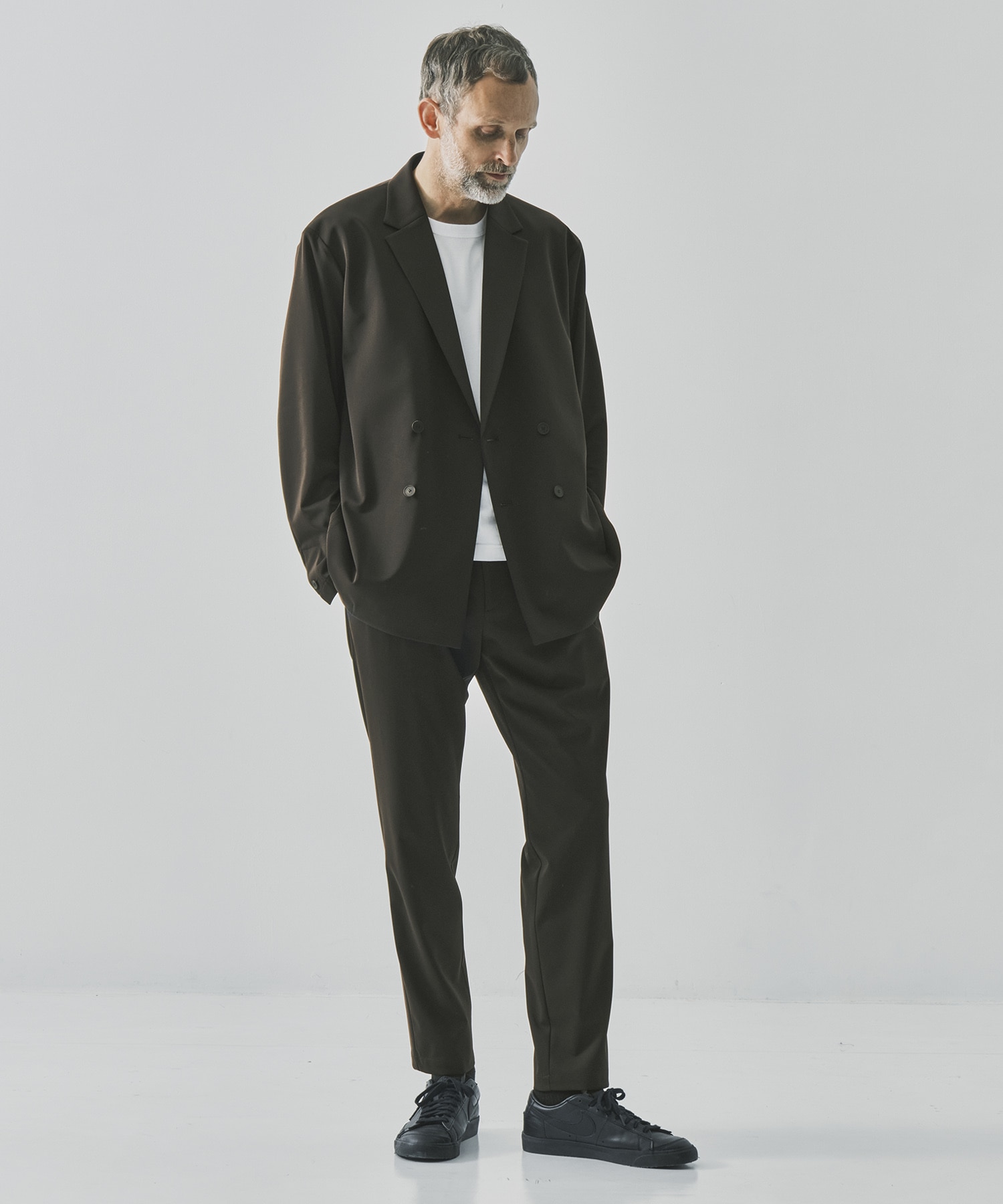 Light Matte Stretch Jersey Double Jacket THE TOKYO