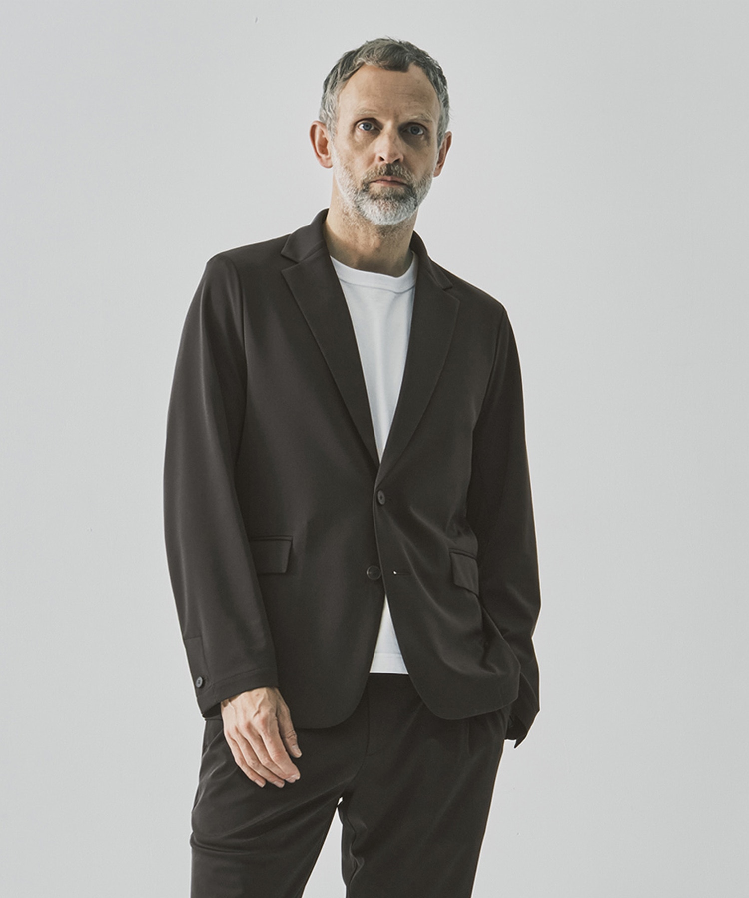 Light Matte Stretch Jersey Shape Jacket THE TOKYO