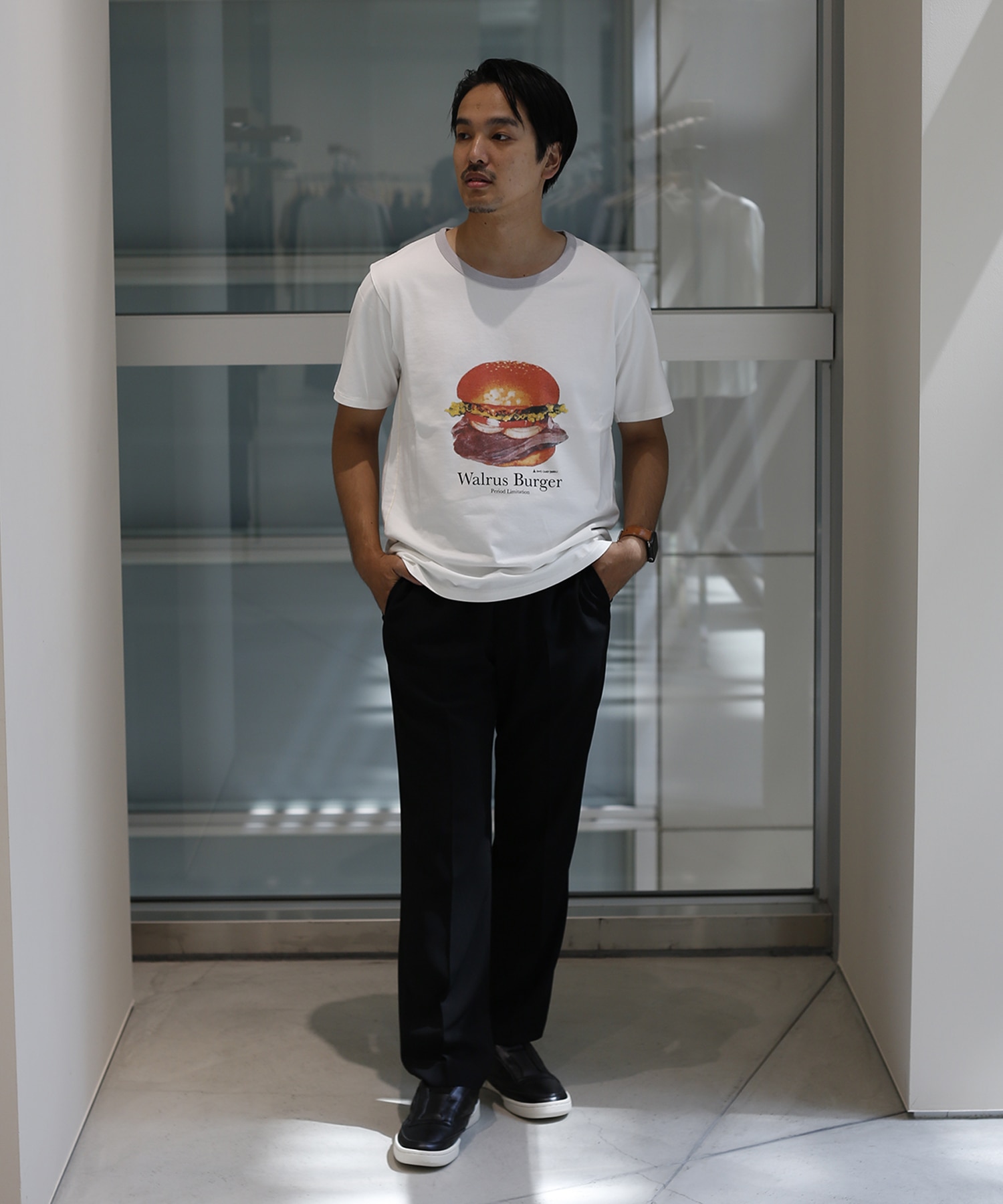 【エヌハリウッド】〈別注〉 復刻 HUMBURGER T-SHIRT N.HOOLYWOOD