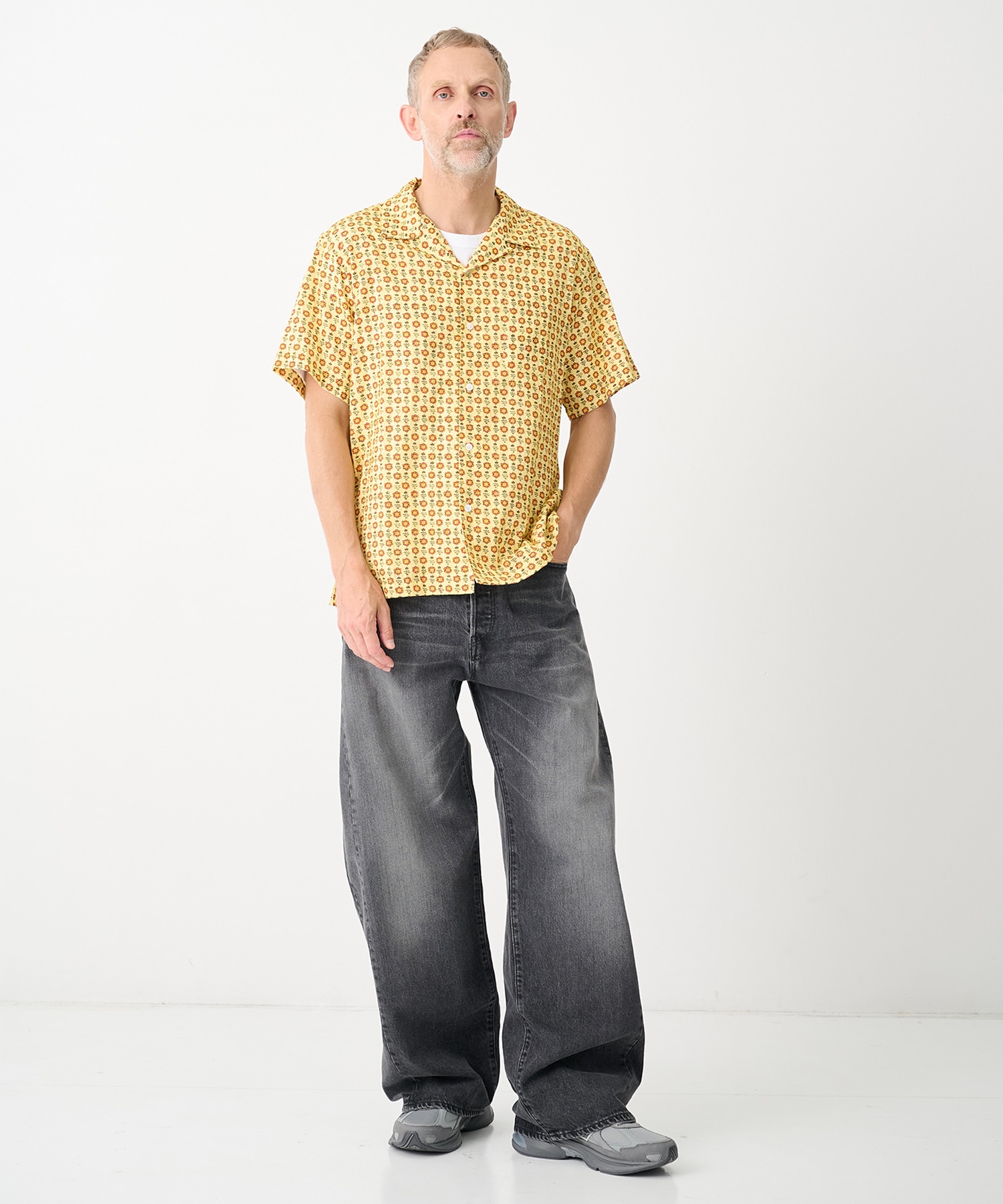 【シュタイン】ST.1563 DEFORMATION WIDE DENIM PANTS ssstein
