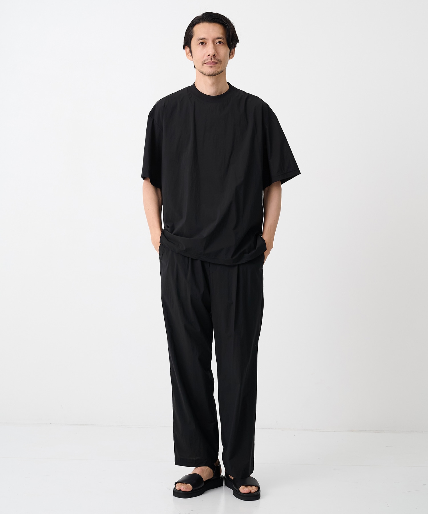 【エヌハリウッド】別注Cool Tuch Wide Tapared Pants N.HOOLYWOOD